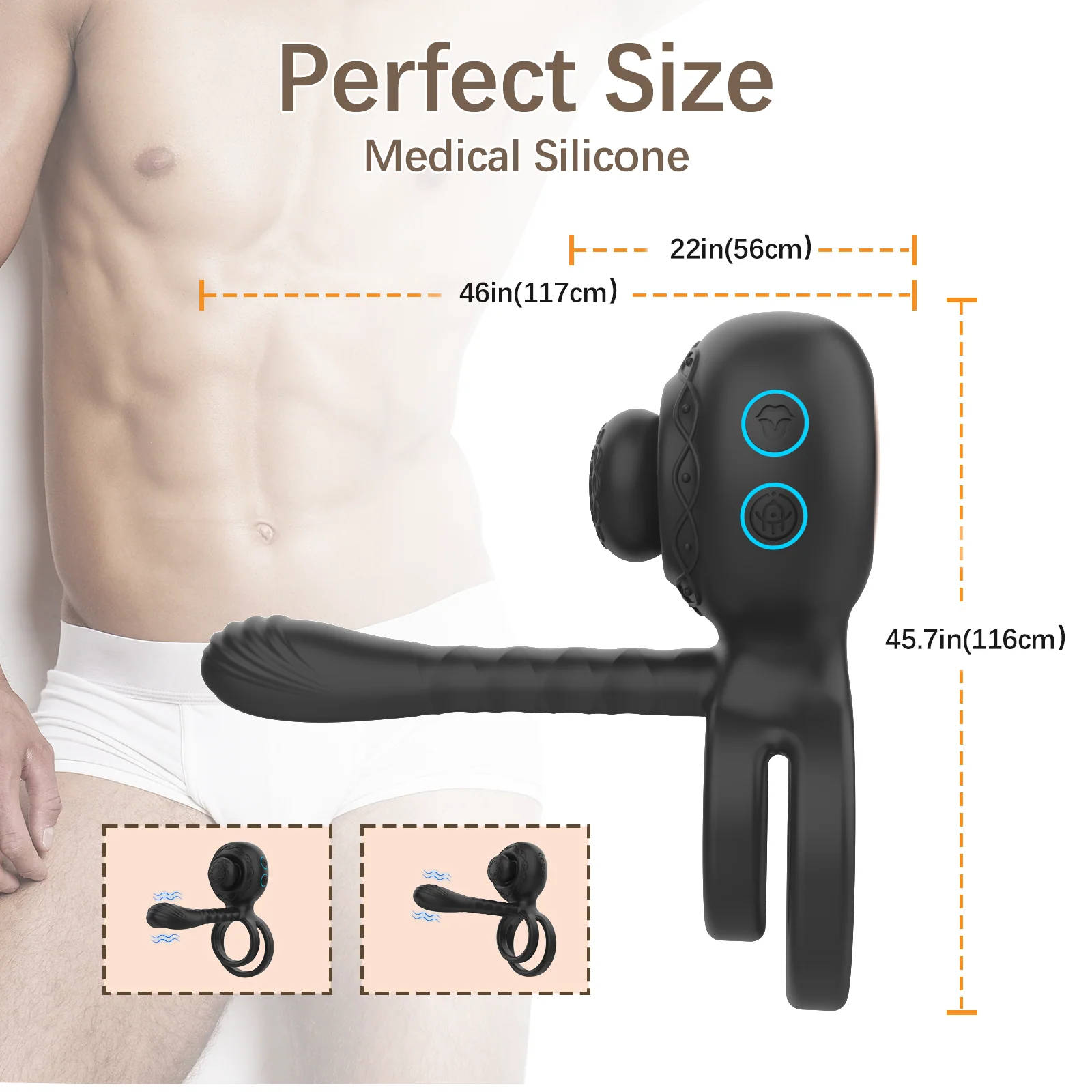 Remote Control Cock Ring – Rock Hard Vibration Ring - Image 2