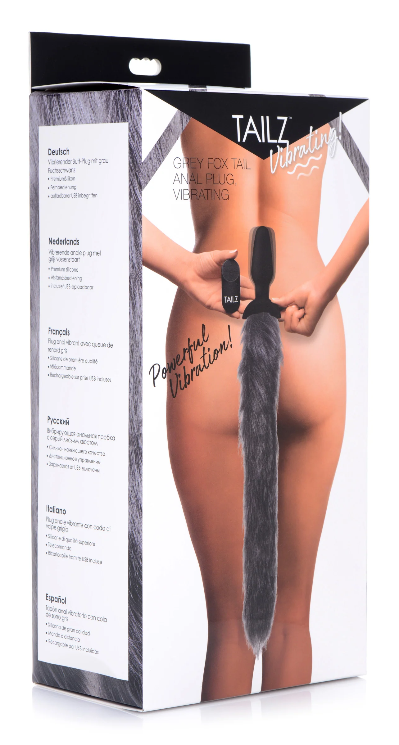 Remote Control Vibrating Fox Tail Anal Plug - Image 5
