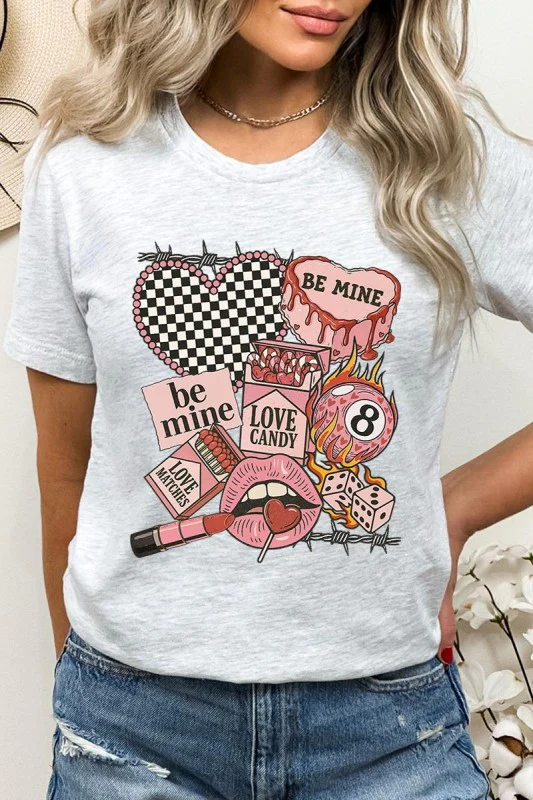 Retro Love Icons Valentine Graphic Tee - Image 3