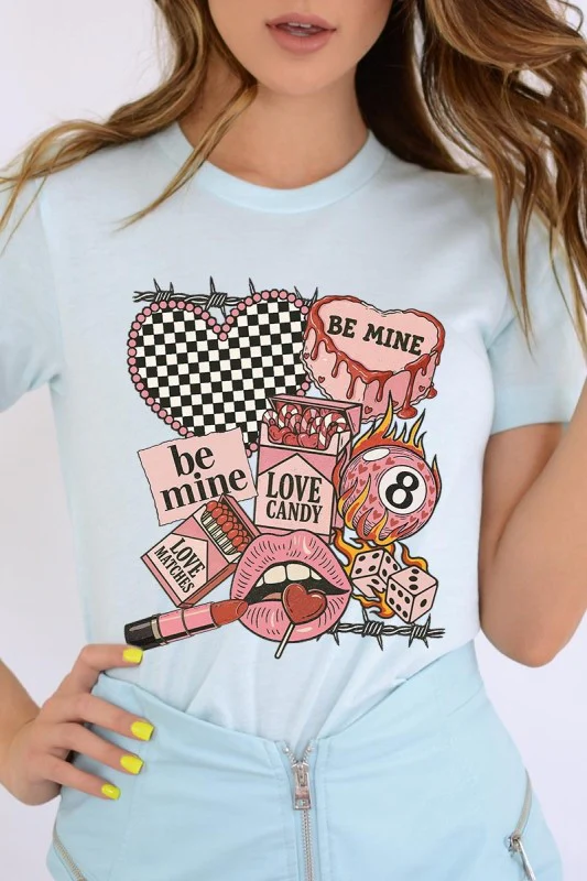 Retro Love Icons Valentine Graphic Tee - Image 8