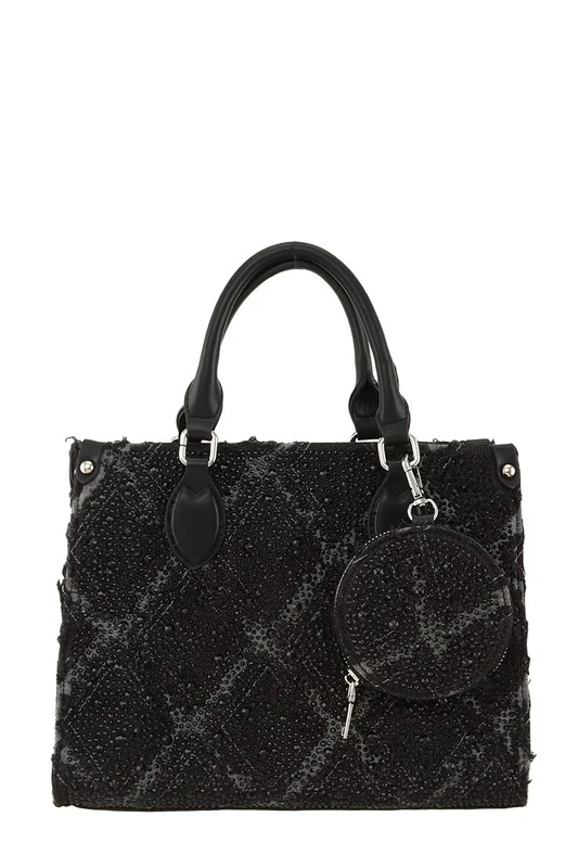 Rhinestone and Crossbody Bag - Image 5
