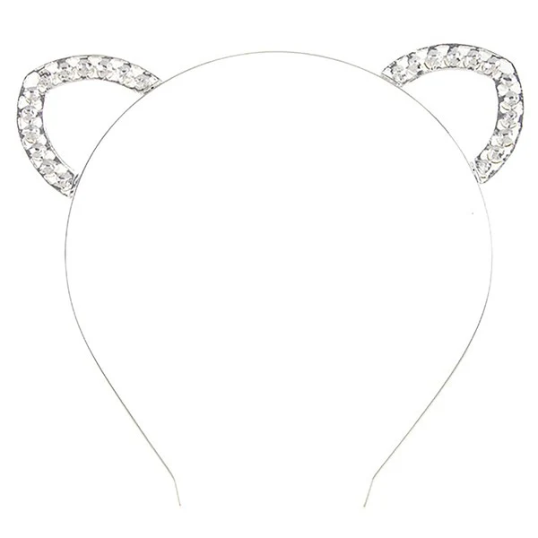 RHINESTONE ANIMAL EAR HEADBAND - Image 2
