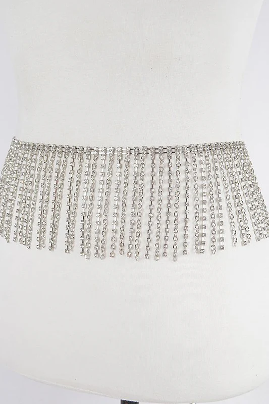 Rhinestone Curtain Swing Belt - Image 3