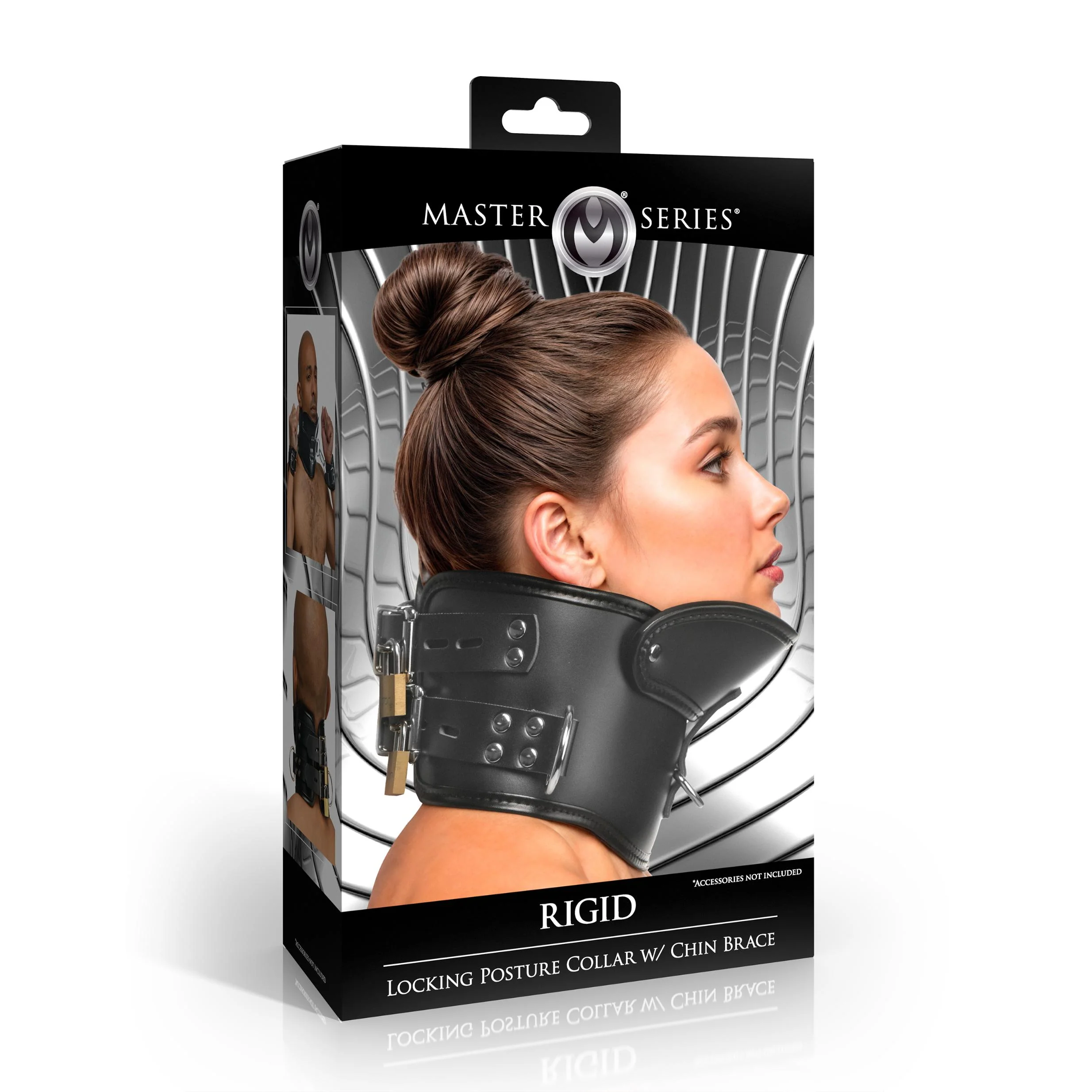 Rigid Locking Posture Collar W/ Chin Brace - Image 6