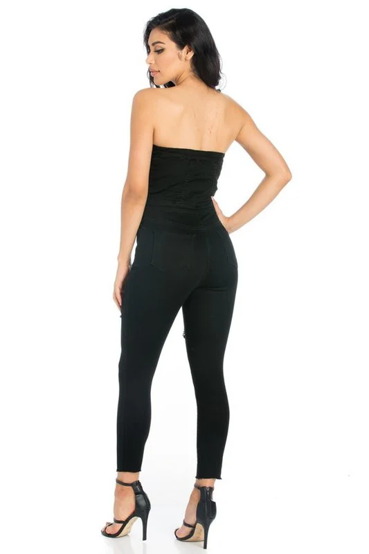 Rita Denim Jumpsuit - Image 2