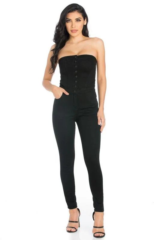 Rita Denim Jumpsuit - Image 3
