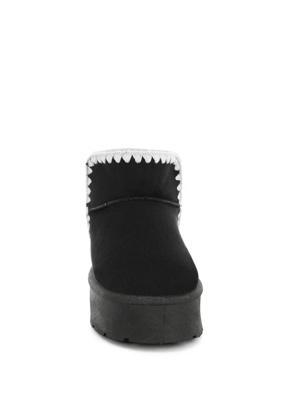 Rochas Scalloped Detail Snow Boots - Image 6
