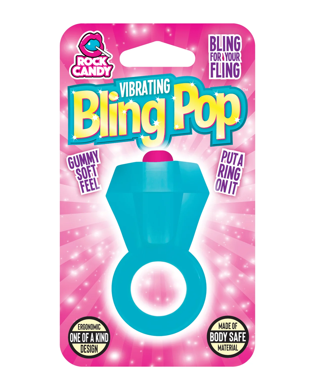 Rock Candy Bling Pop C-Ring - Blue - Image 5