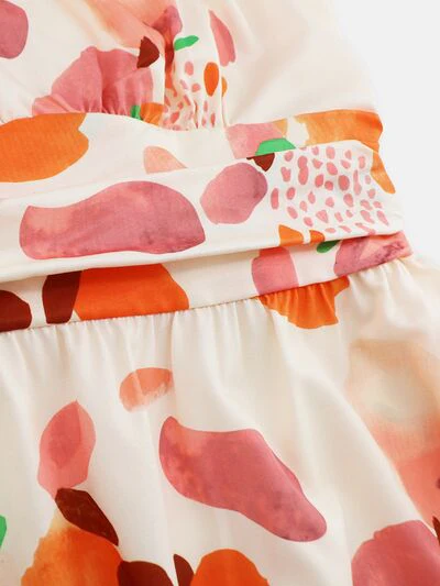 Ruched Printed Halter Neck Dress - Image 5