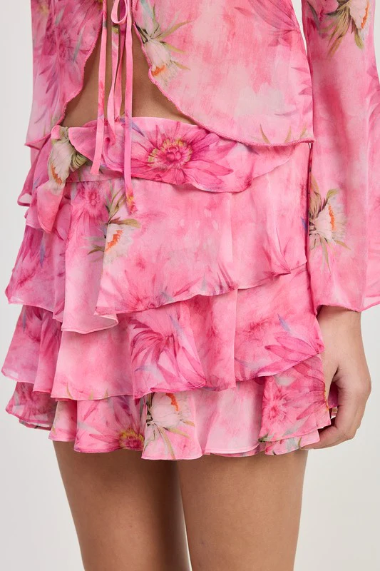 RUFFLE MINI SKIRT - Image 2