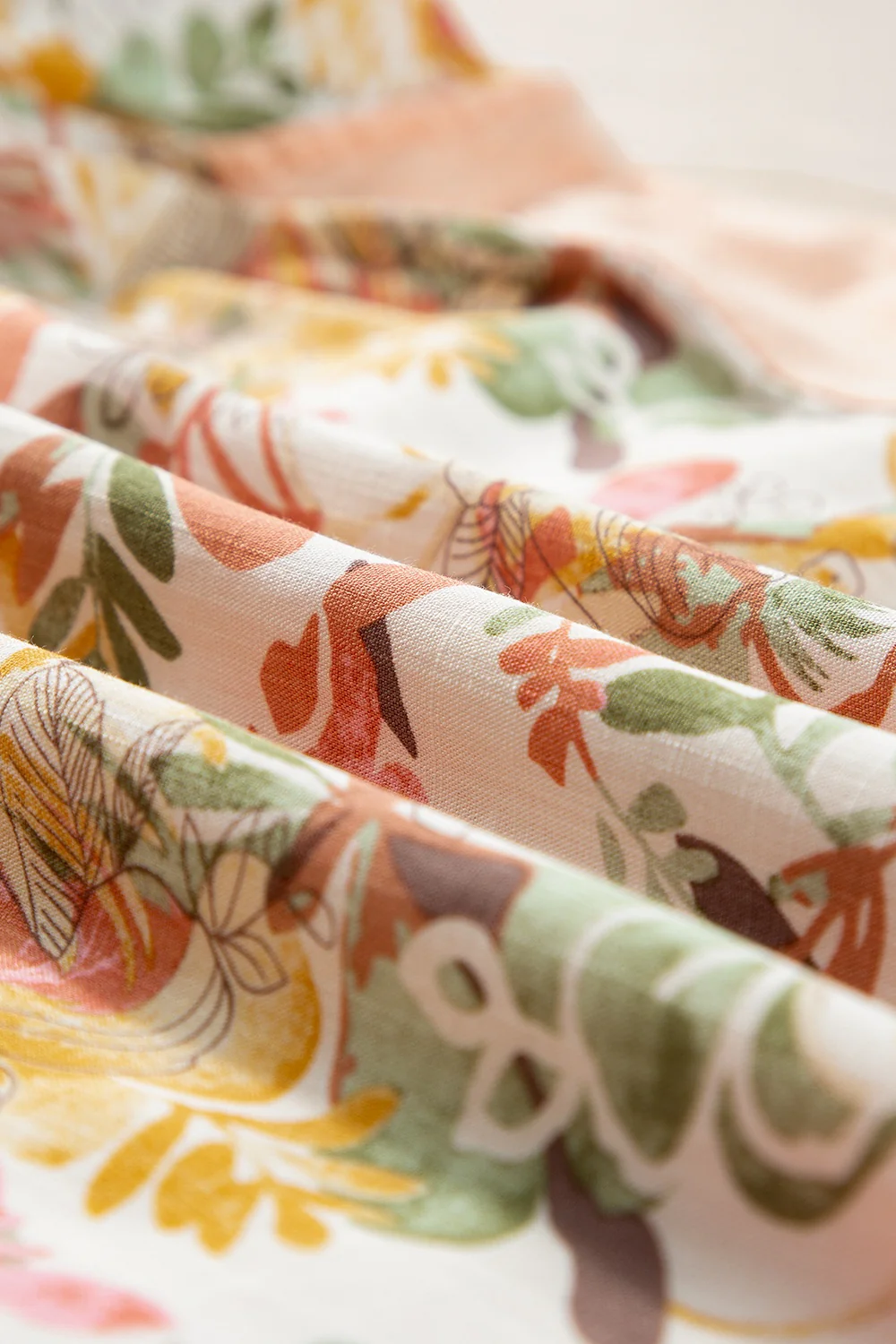 Ruffled Floral Square Neck Blouse - Image 8