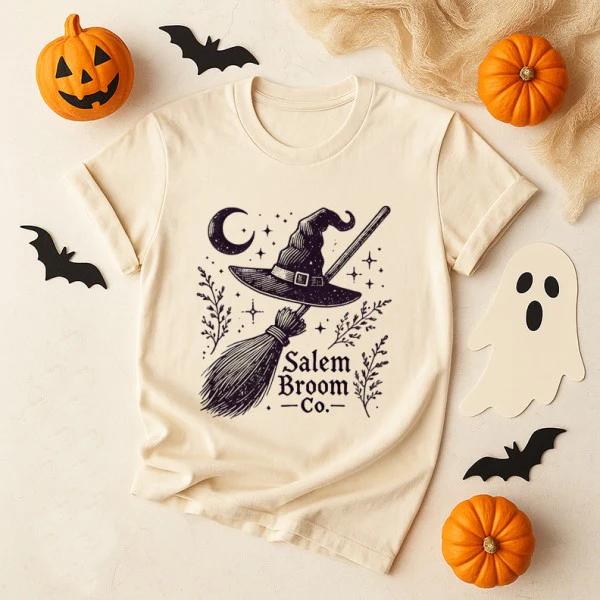 Salem Broom Co. Halloween Graphic Tee