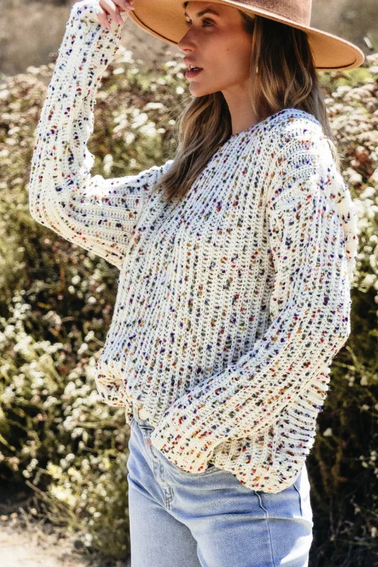 Scarlett Confetti Reversible Twist Sweater - Image 3