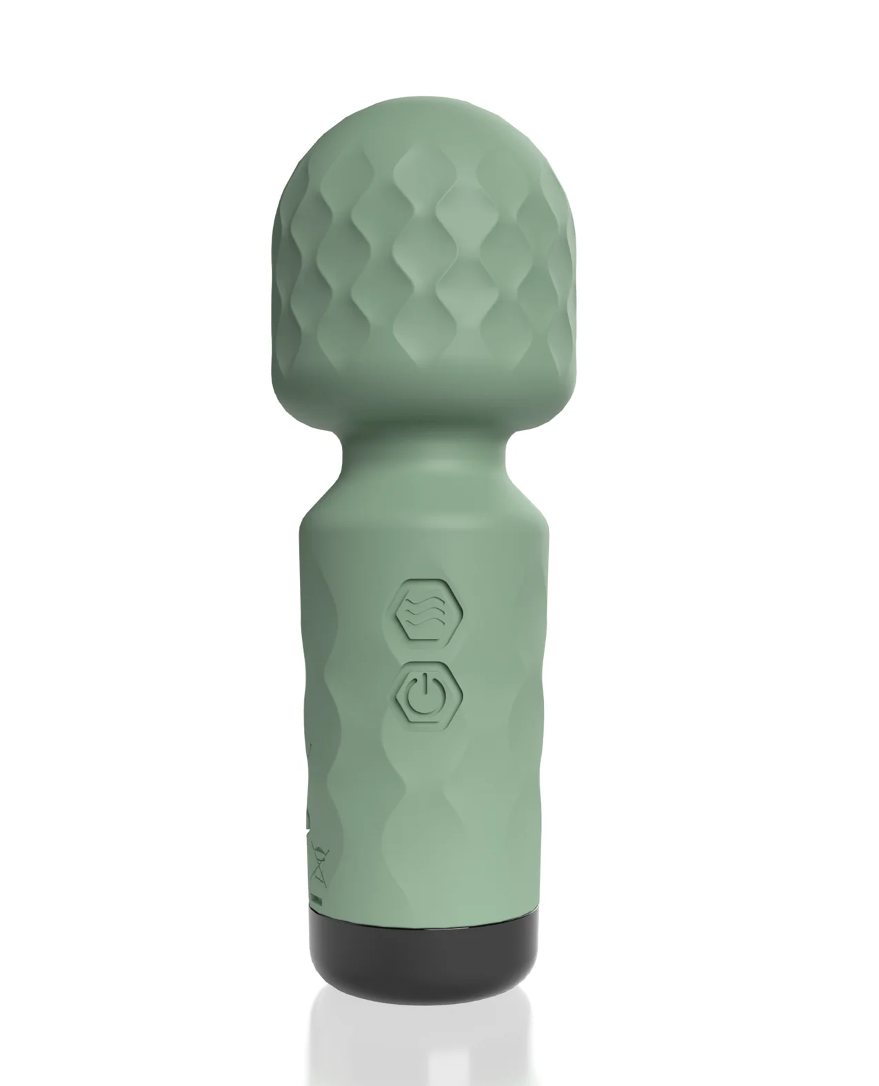Screaming O Cuties Winny Vibrating Mini Wand - Sage Green - Image 2