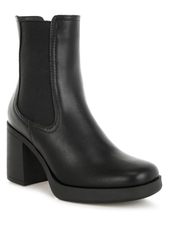 Scuala Faux Leather Chelsea Boots - Image 11