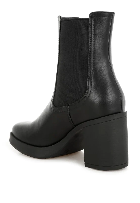 Scuala Faux Leather Chelsea Boots - Image 12