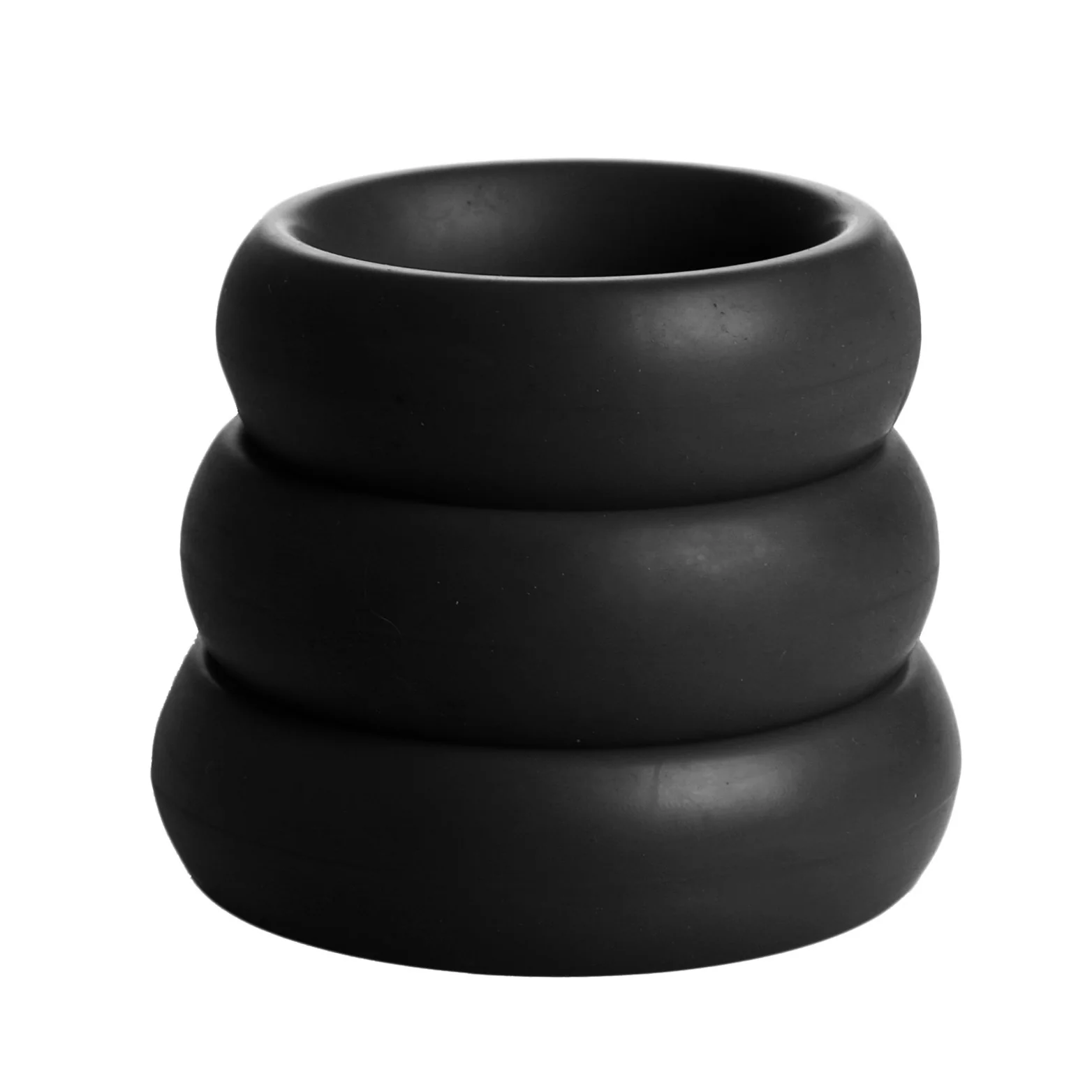 3 Piece Silicone Cock Ring Set - Image 3