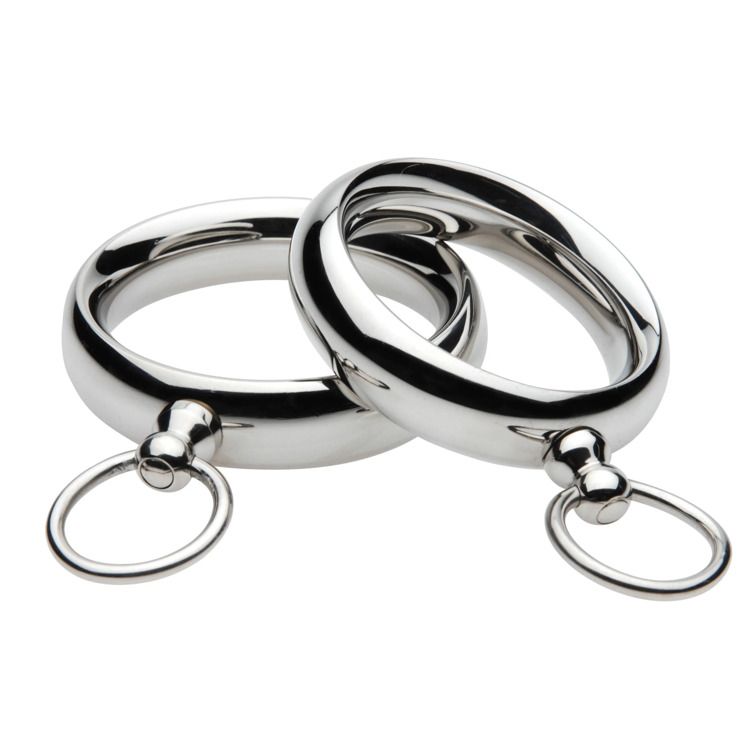 Lead Me Stainless Steel Cock Ring - Image 2