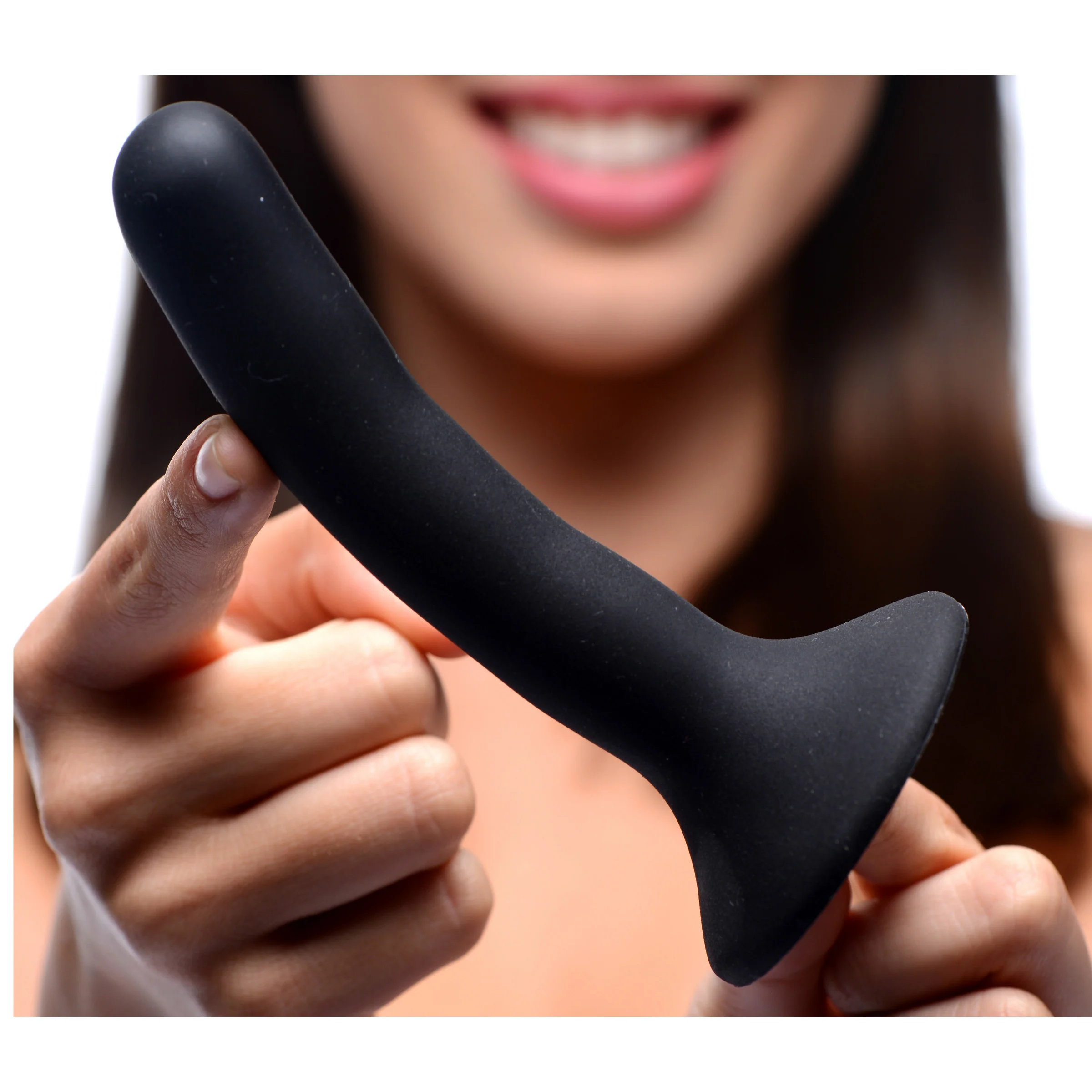 Black Silicone Strap-on Dildo - - Image 3