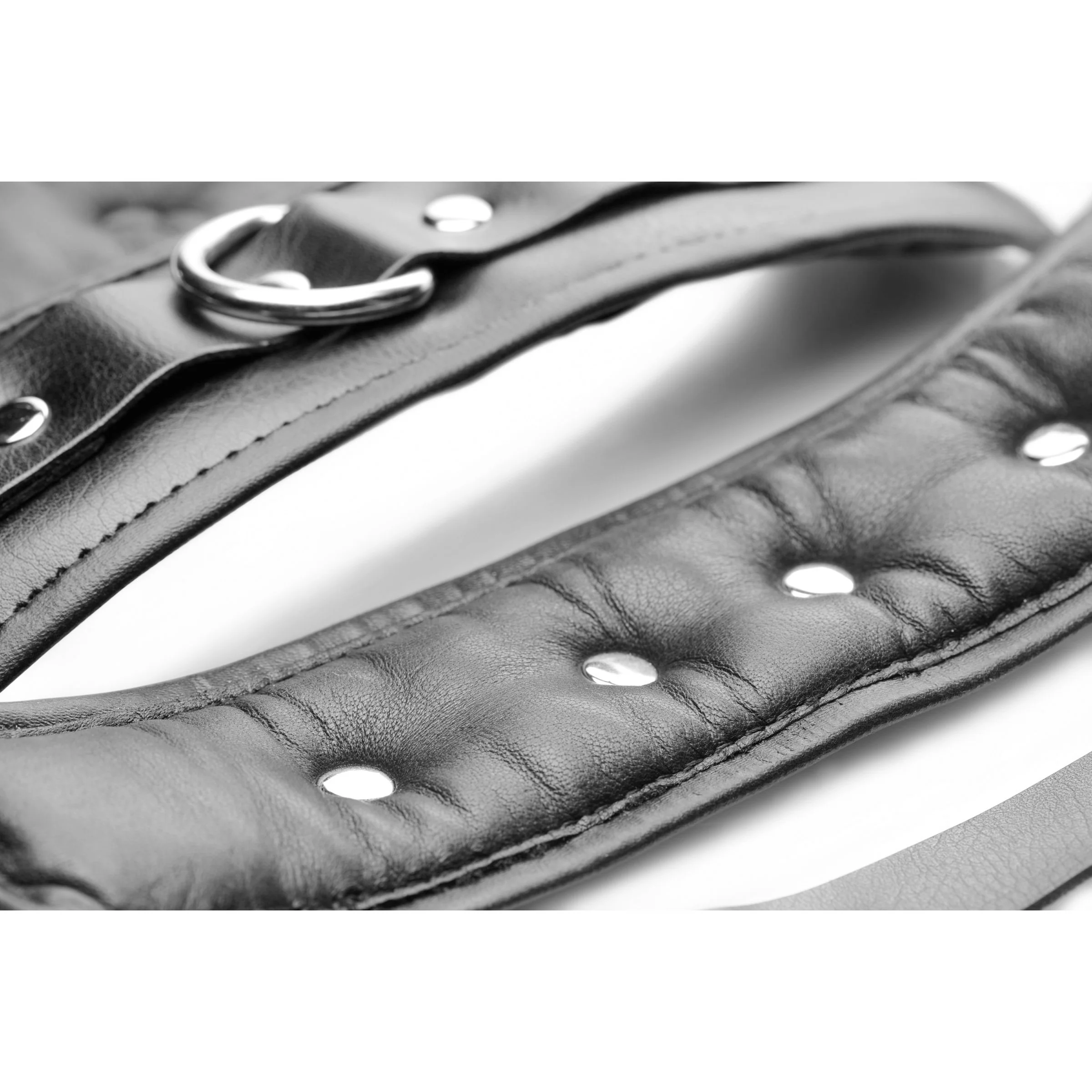 Strap Linked Bondage Cuffs - - Image 2