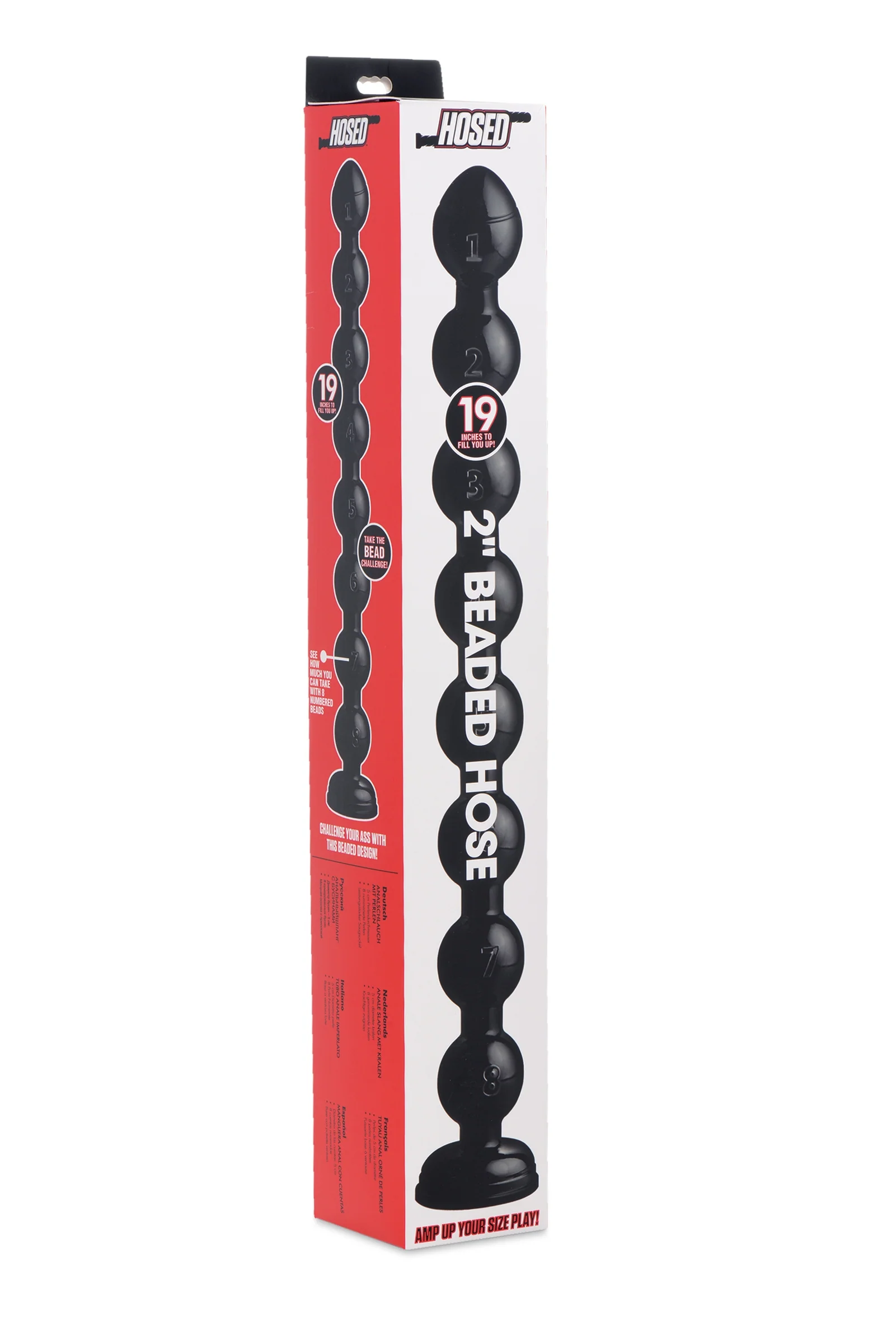 Hosed 19 Inch Beaded Anal Snake - Image 3