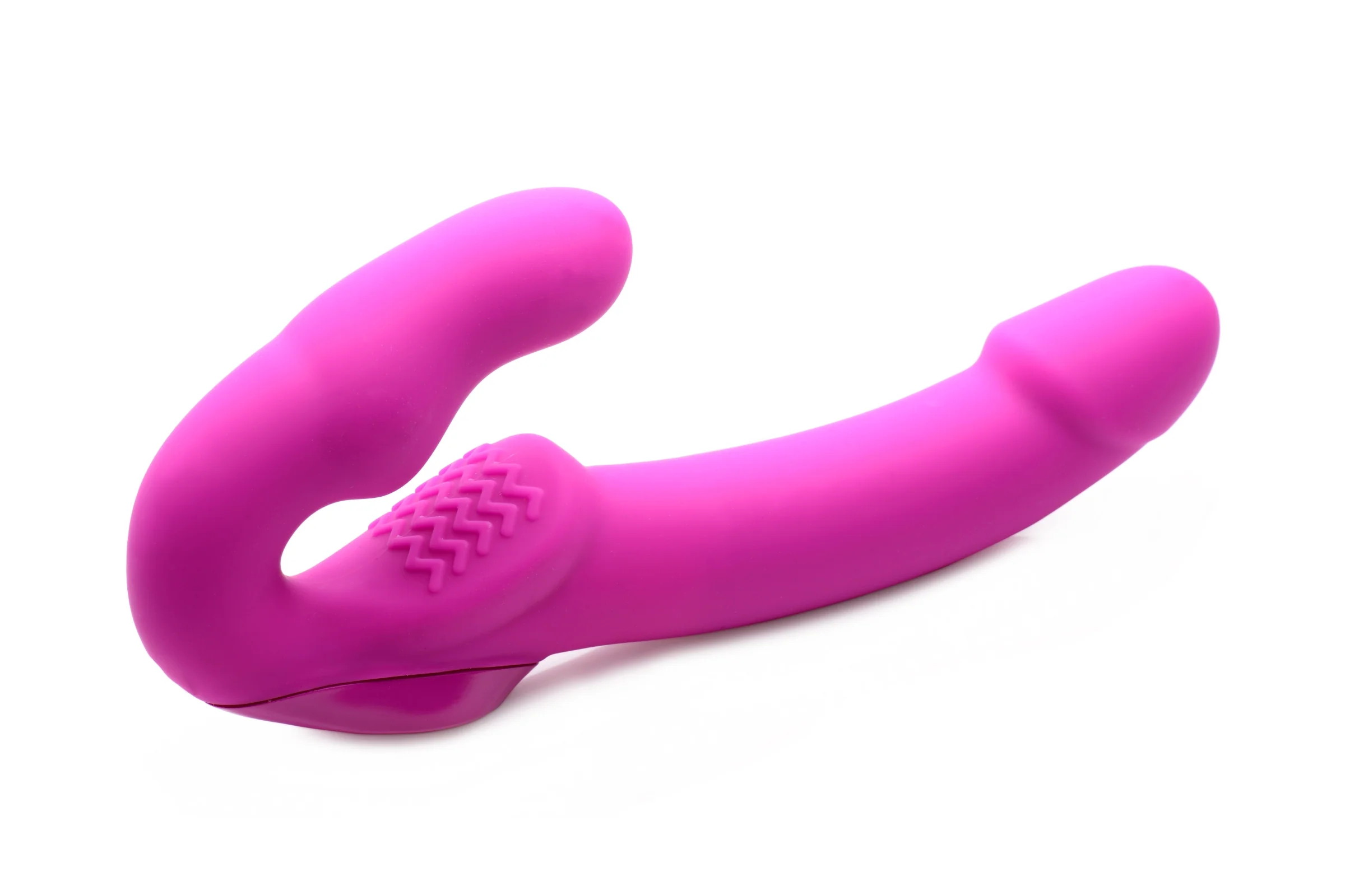 Evoke Rechargeable Vibrating Silicone Strapless Strap On - Image 7