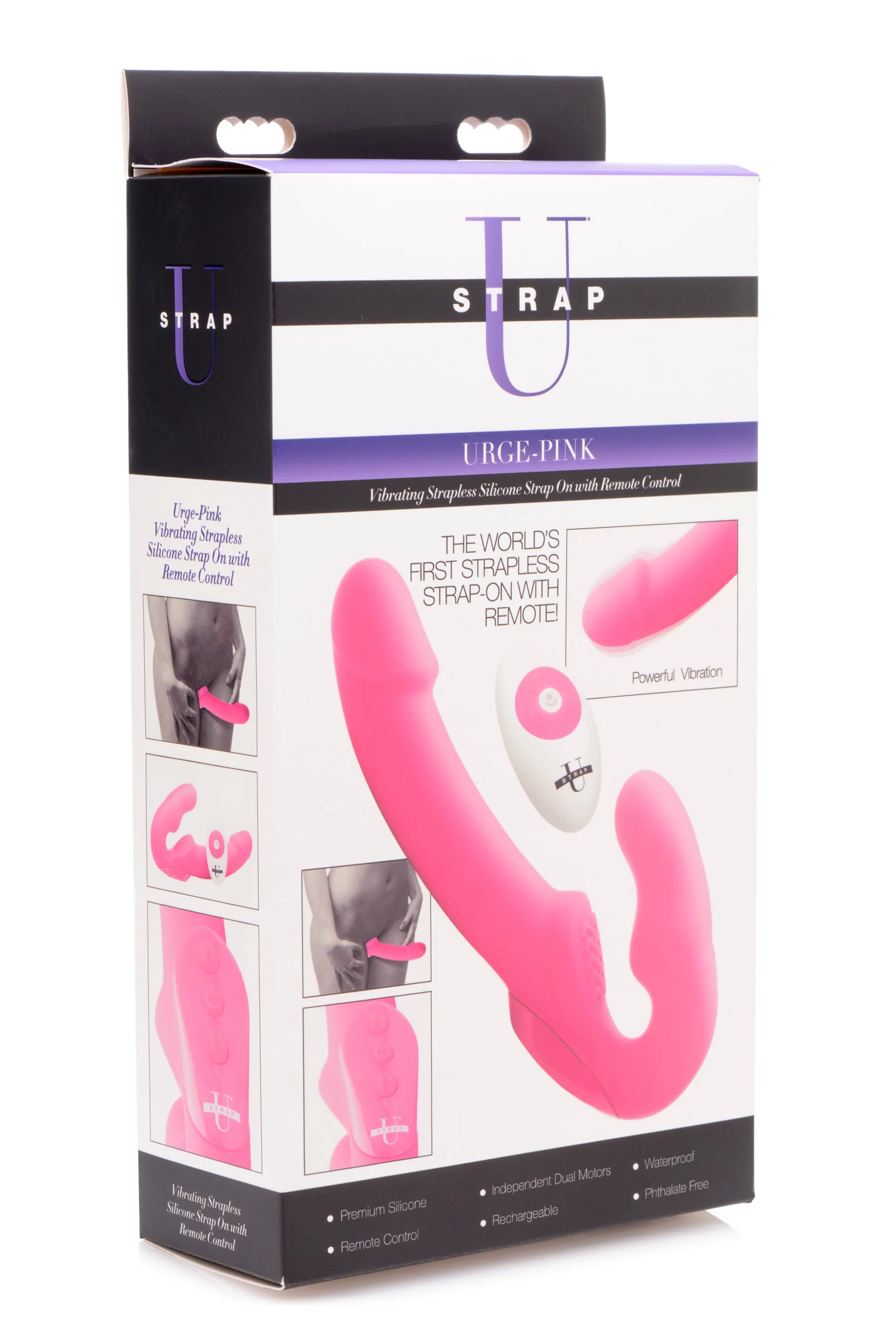 Urge Silicone Strapless Strap On With Remote - Image 2