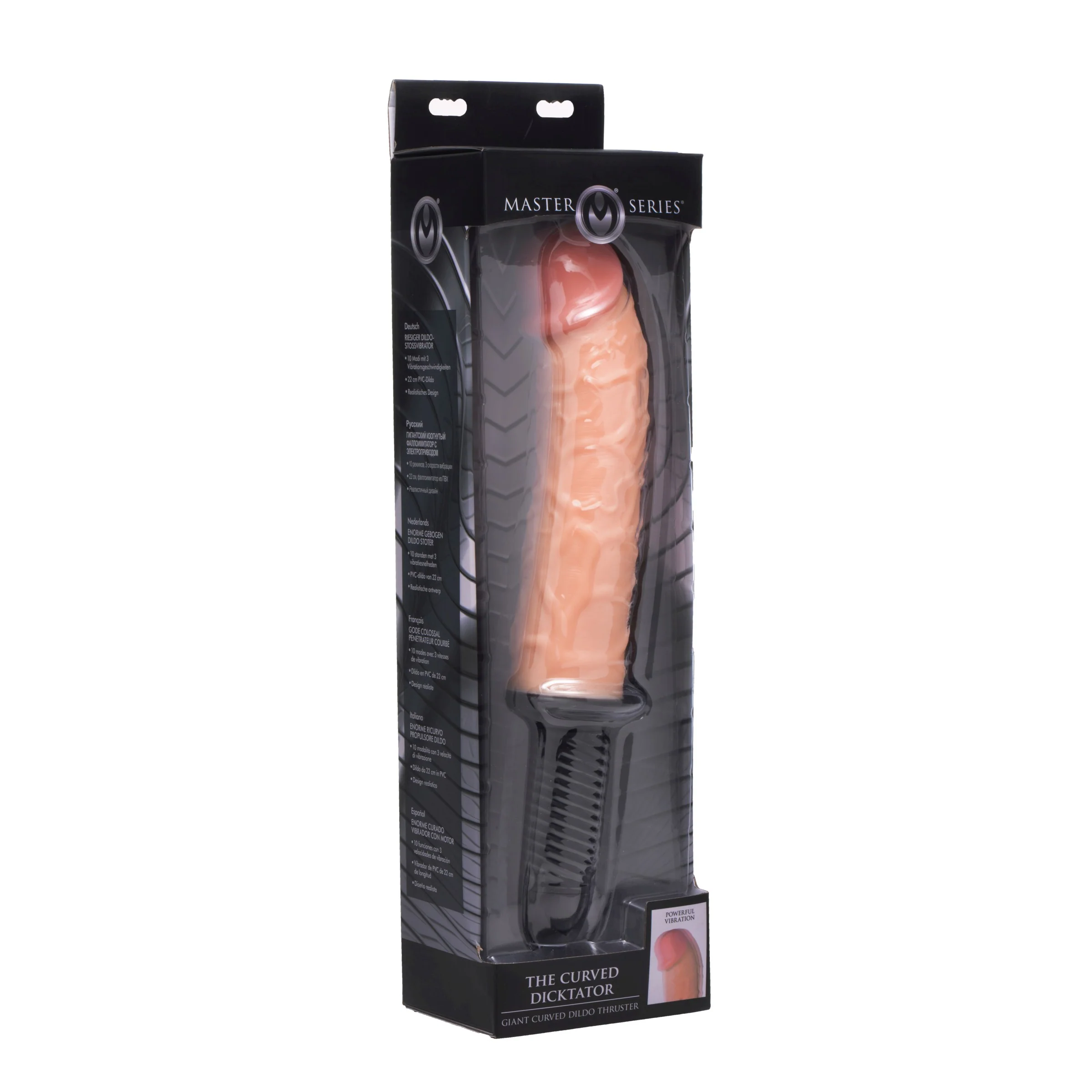 The Curved Dicktator 13 Mode Vibrating Giant Dildo Thruster - Image 6