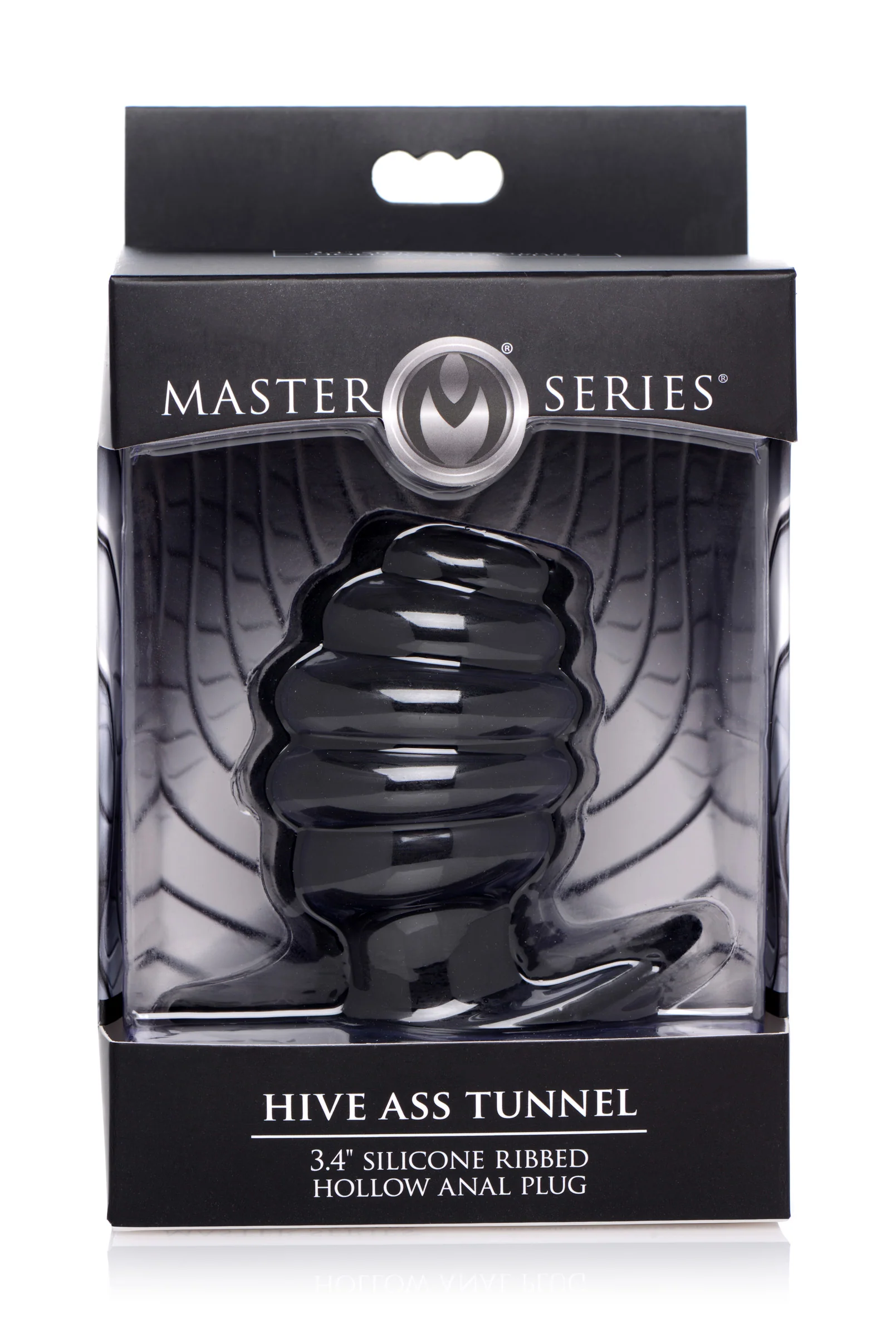 Hive Ass Tunnel Silicone Ribbed Hollow Anal Plug - Image 2