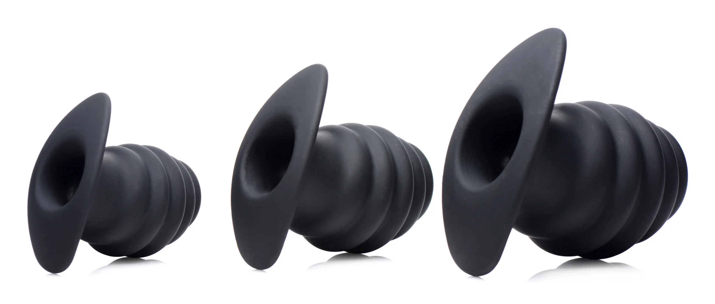 Hive Ass Tunnel Silicone Ribbed Hollow Anal Plug - Image 7