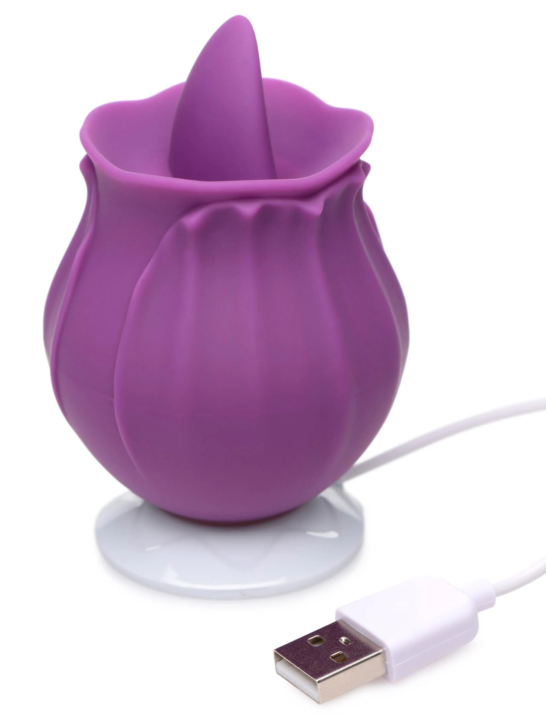 Bloomgasm Wild Violet 10x Silicone Clit Licking Stimulator - Image 4