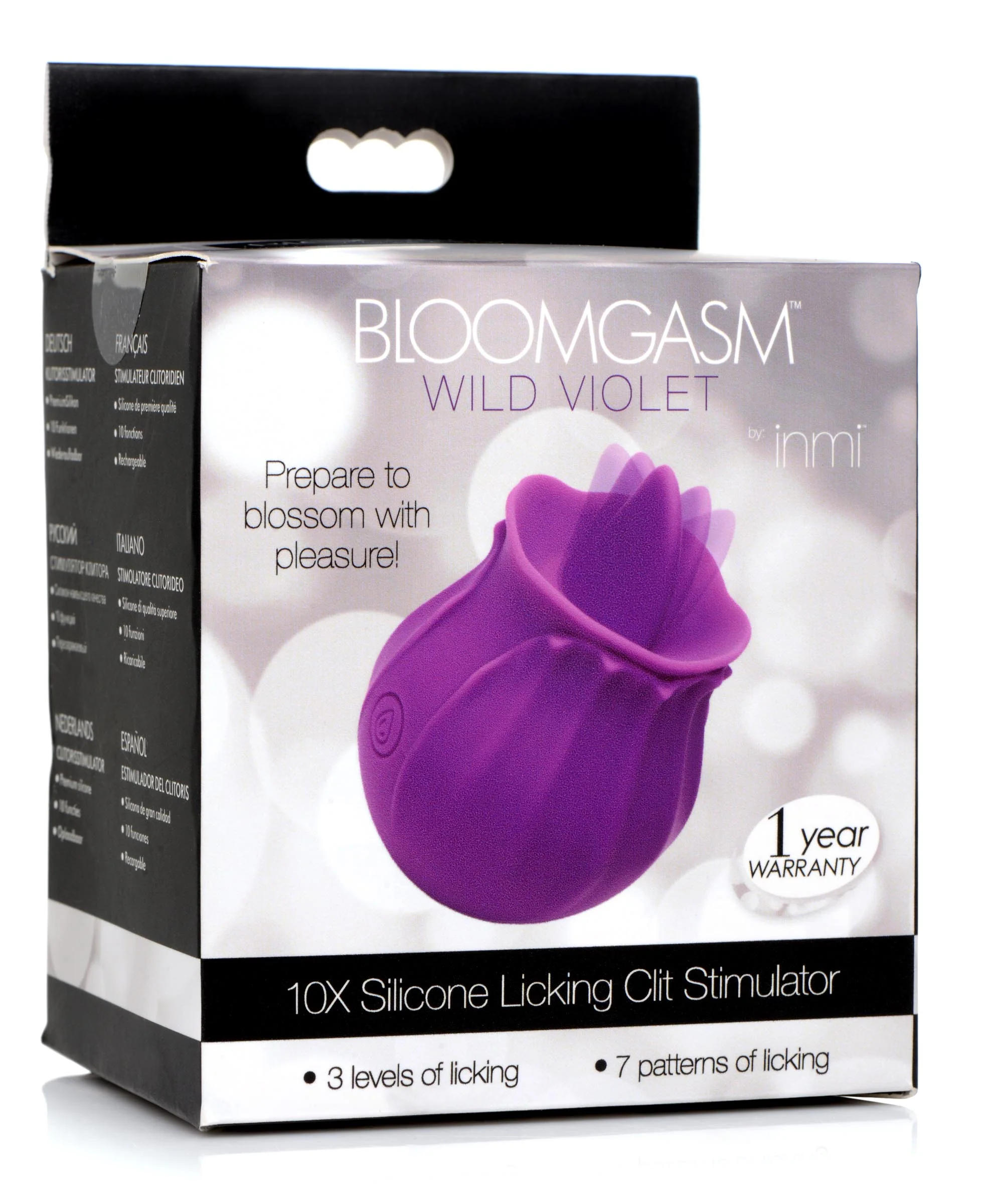 Bloomgasm Wild Violet 10x Silicone Clit Licking Stimulator - Image 5