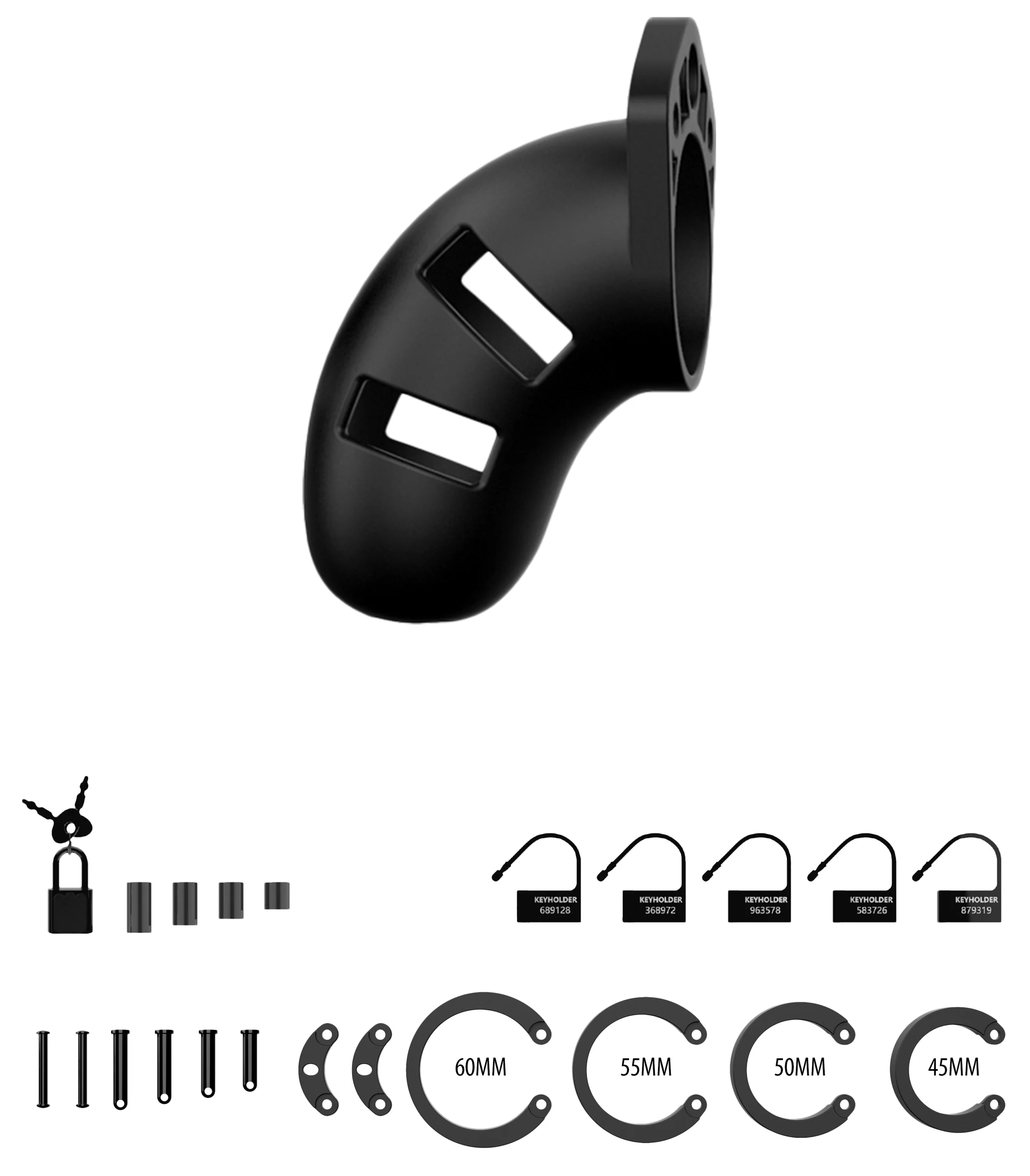Silicone Chastity Cock Cage - - Image 3