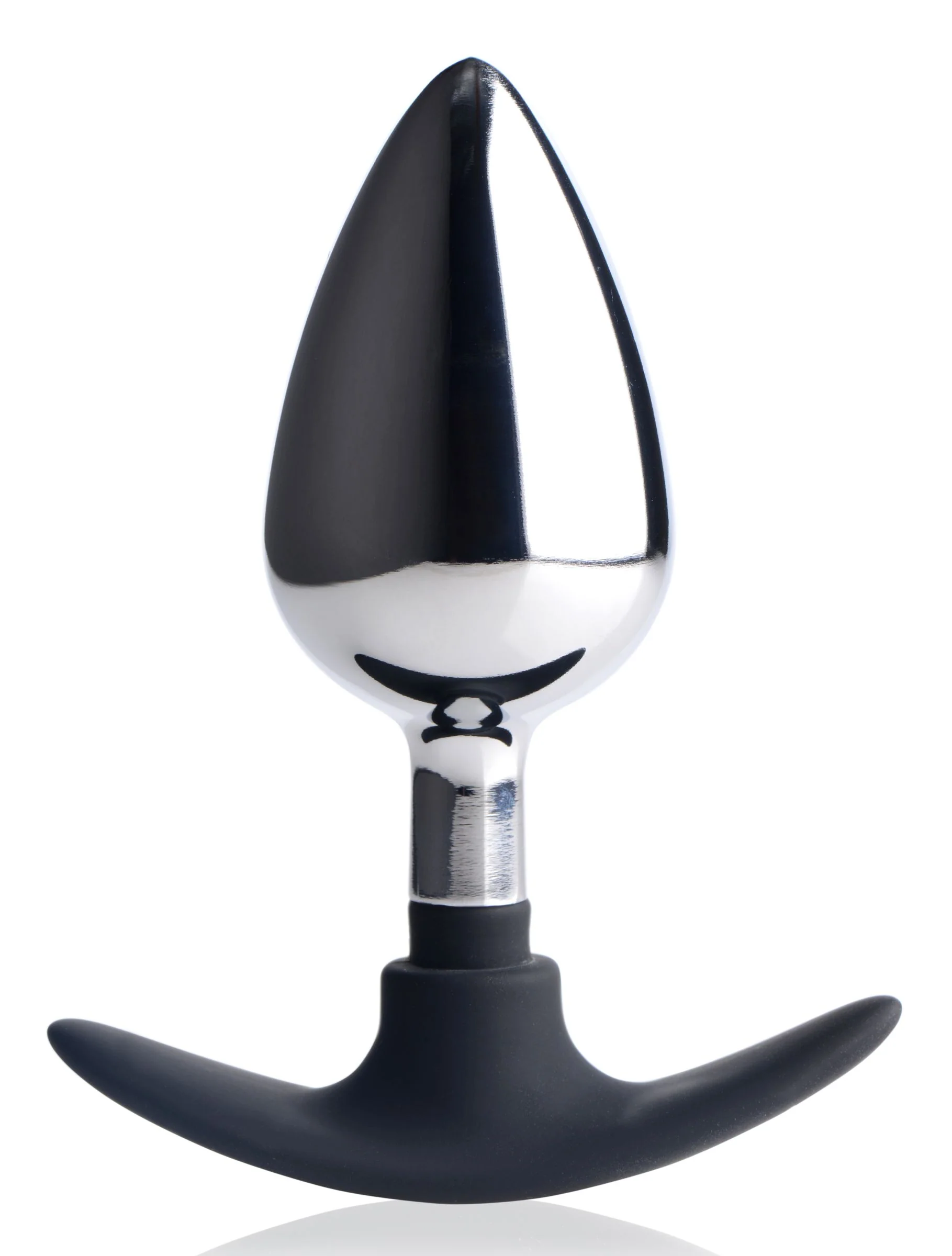 Dark Invader Metal And Silicone Anal Plug - Image 3