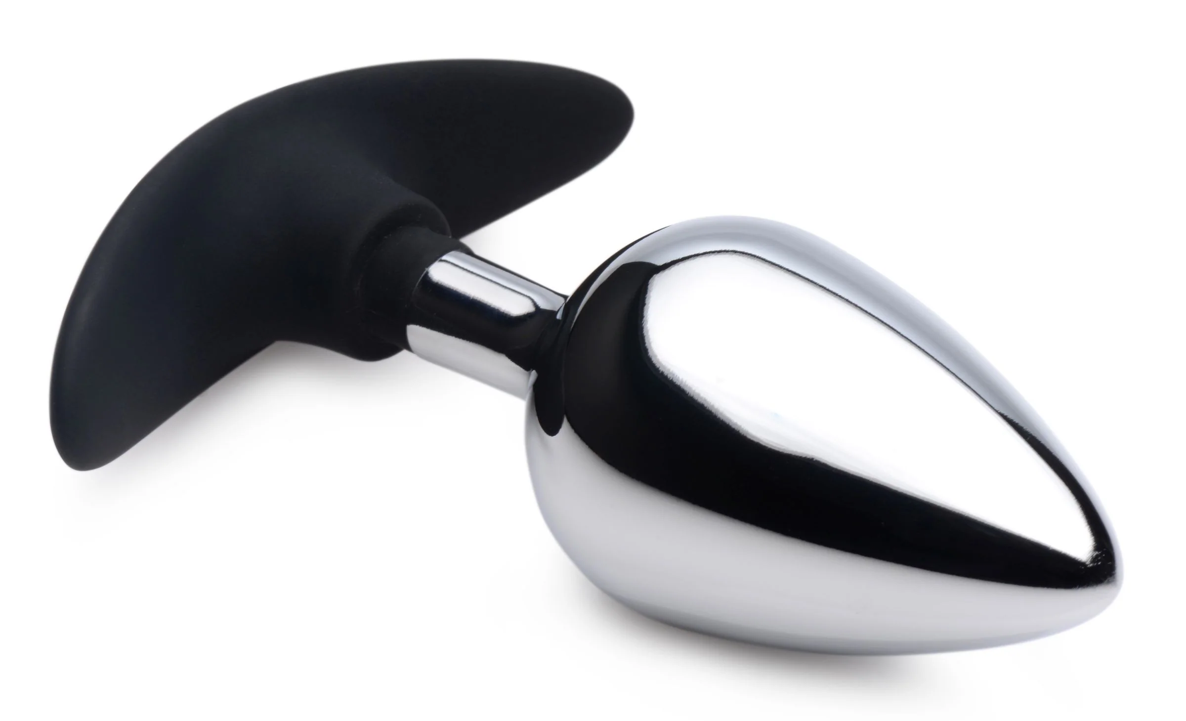 Dark Invader Metal And Silicone Anal Plug - Image 9