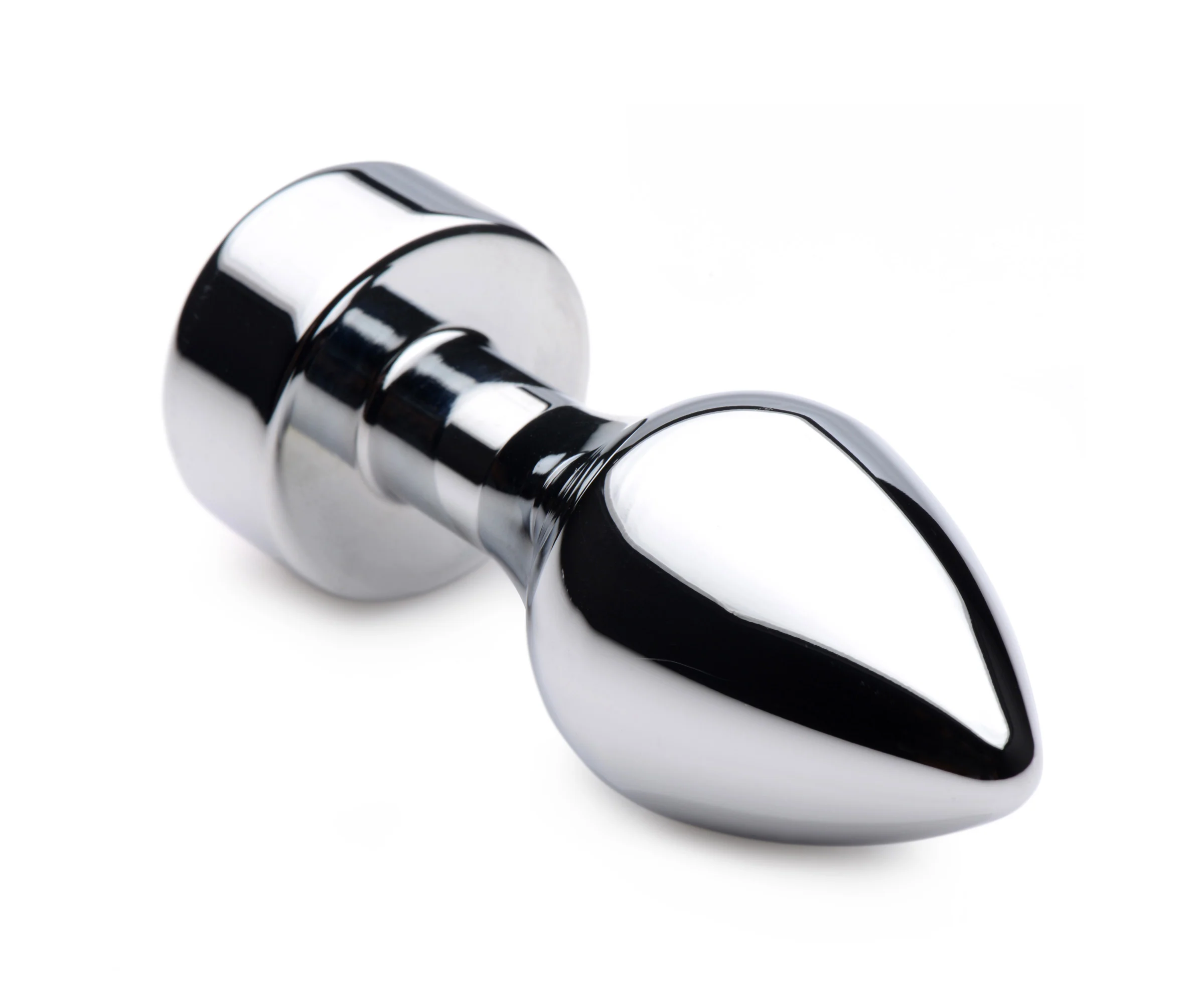 Hot Pink Gem Weighted Anal Plug - Image 5