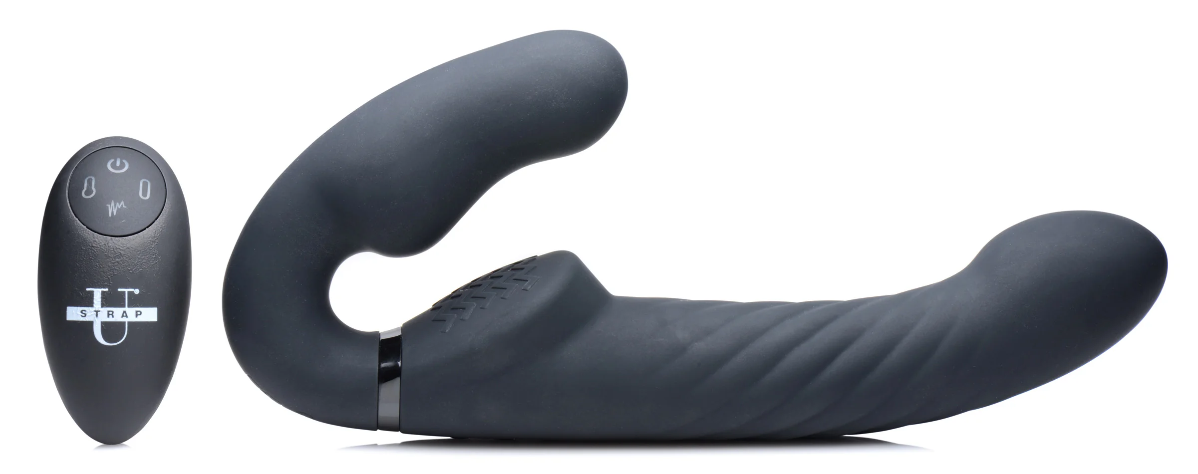 Ergo-fit Twist Inflatable Vibrating Silicone Strapless Strap-on - Image 7