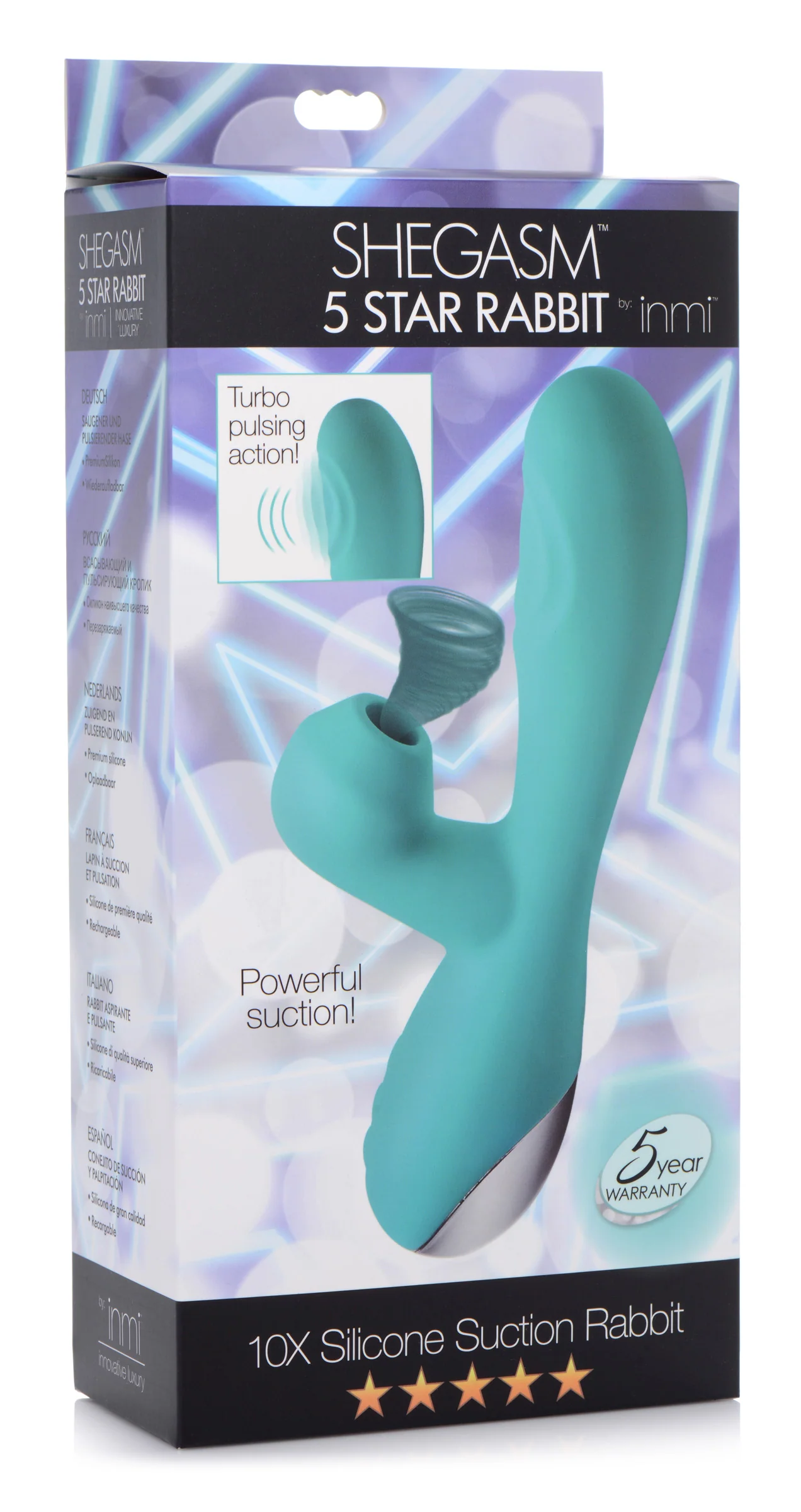 10x Silicone Suction Rabbit Vibrator - Image 5