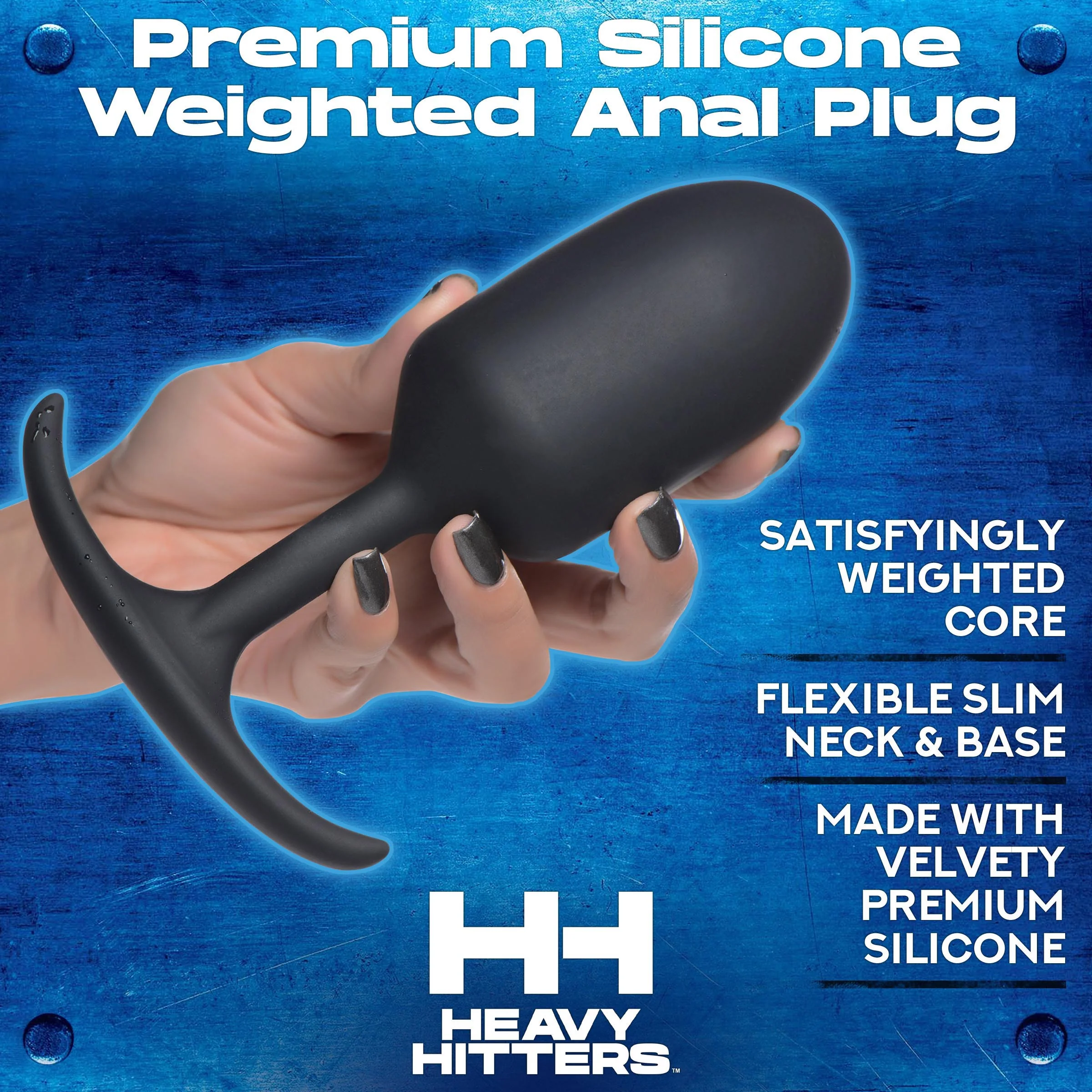 Premium Silicone Weighted Anal Plug - Image 6