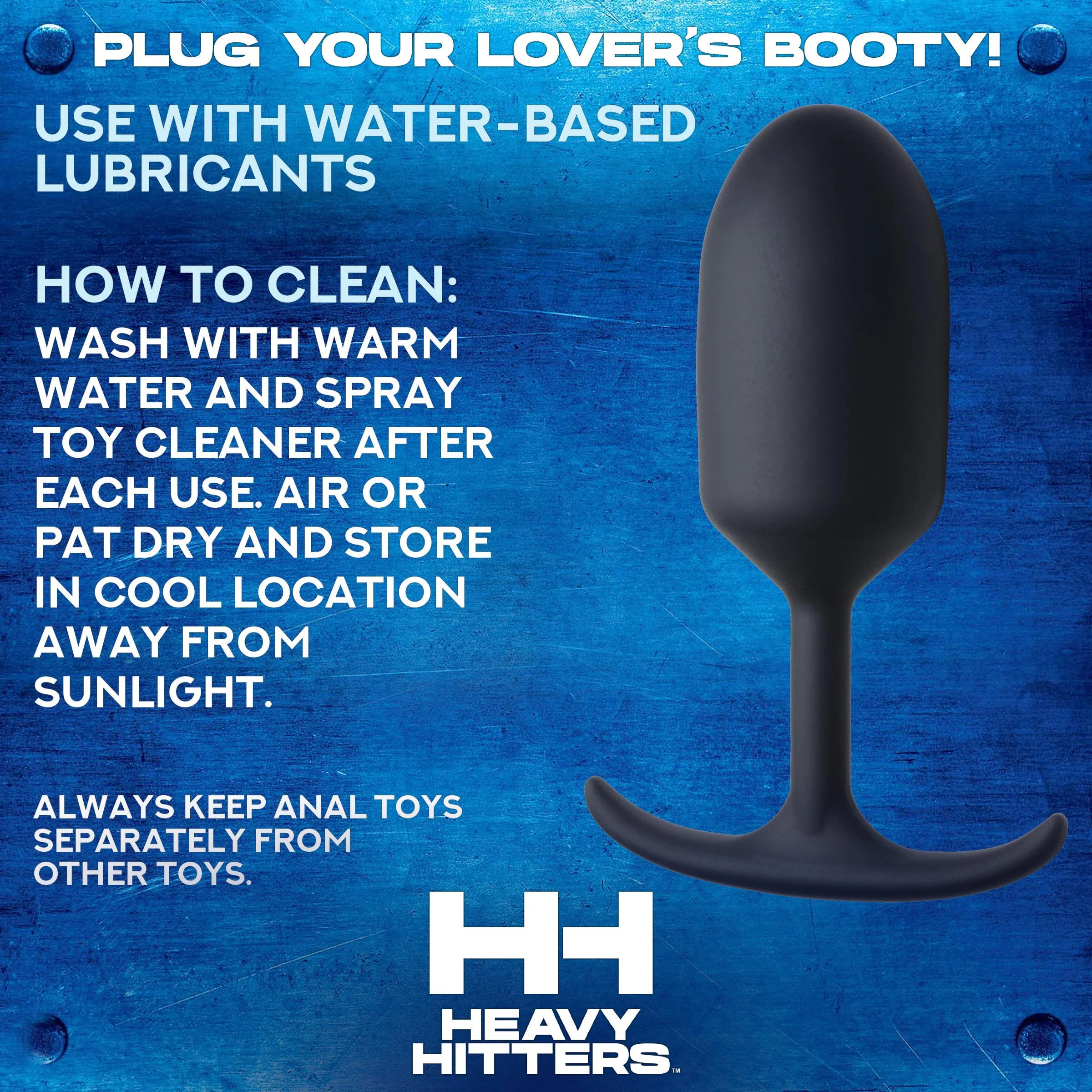 Premium Silicone Weighted Anal Plug - Image 7