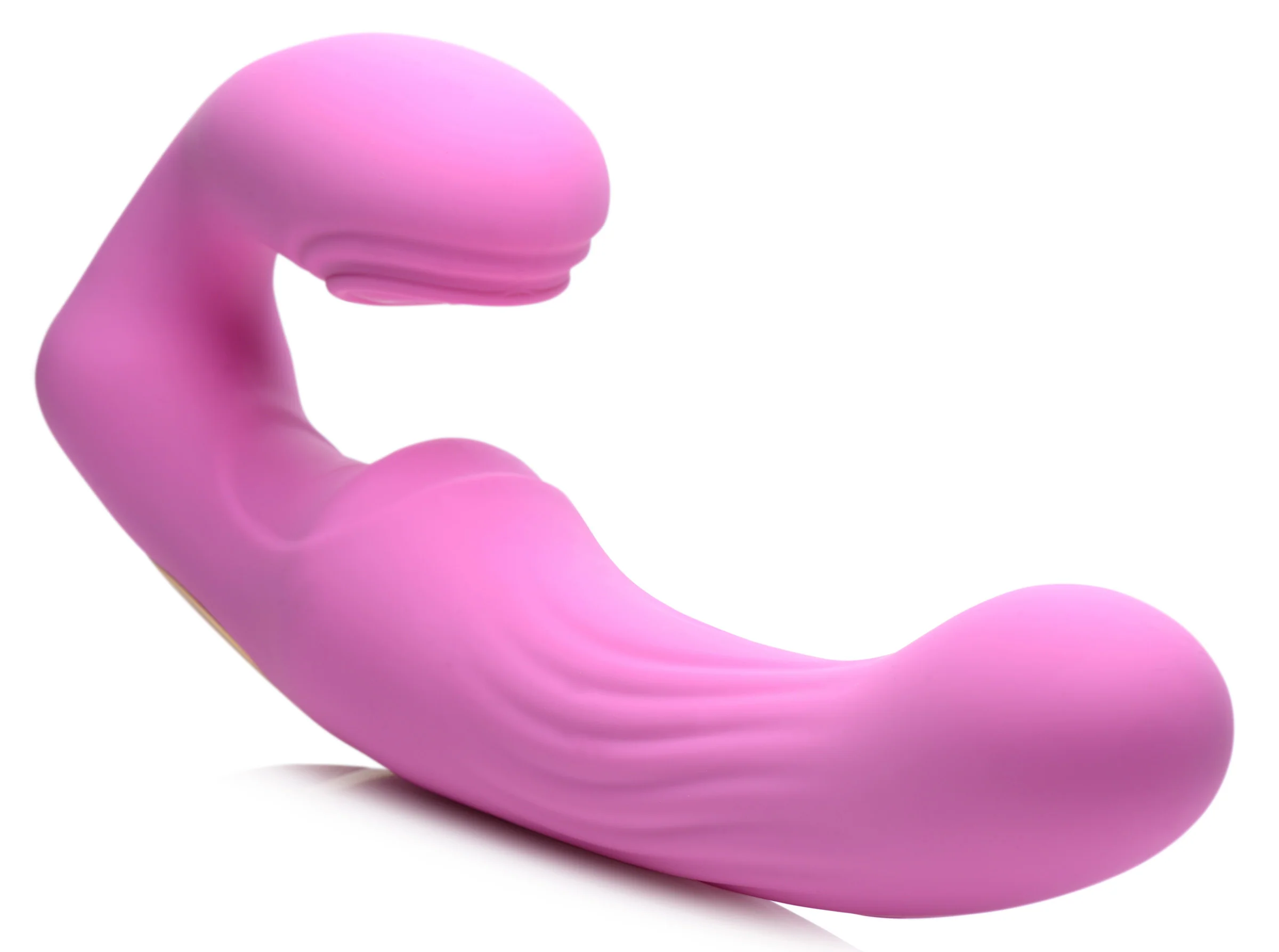 15x U-pulse Silicone Pulsating And Vibrating Strapless Strap-on With Remote - Image 4