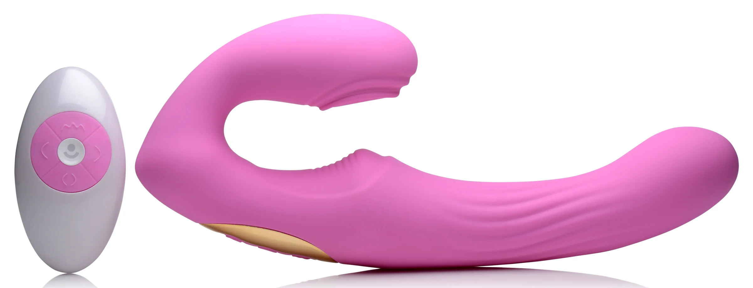 15x U-pulse Silicone Pulsating And Vibrating Strapless Strap-on With Remote - Image 8