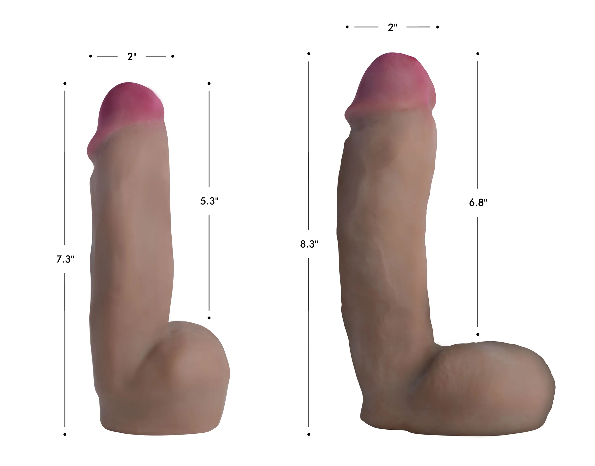 Dual Density Squirting Dildo - Inch - Image 5
