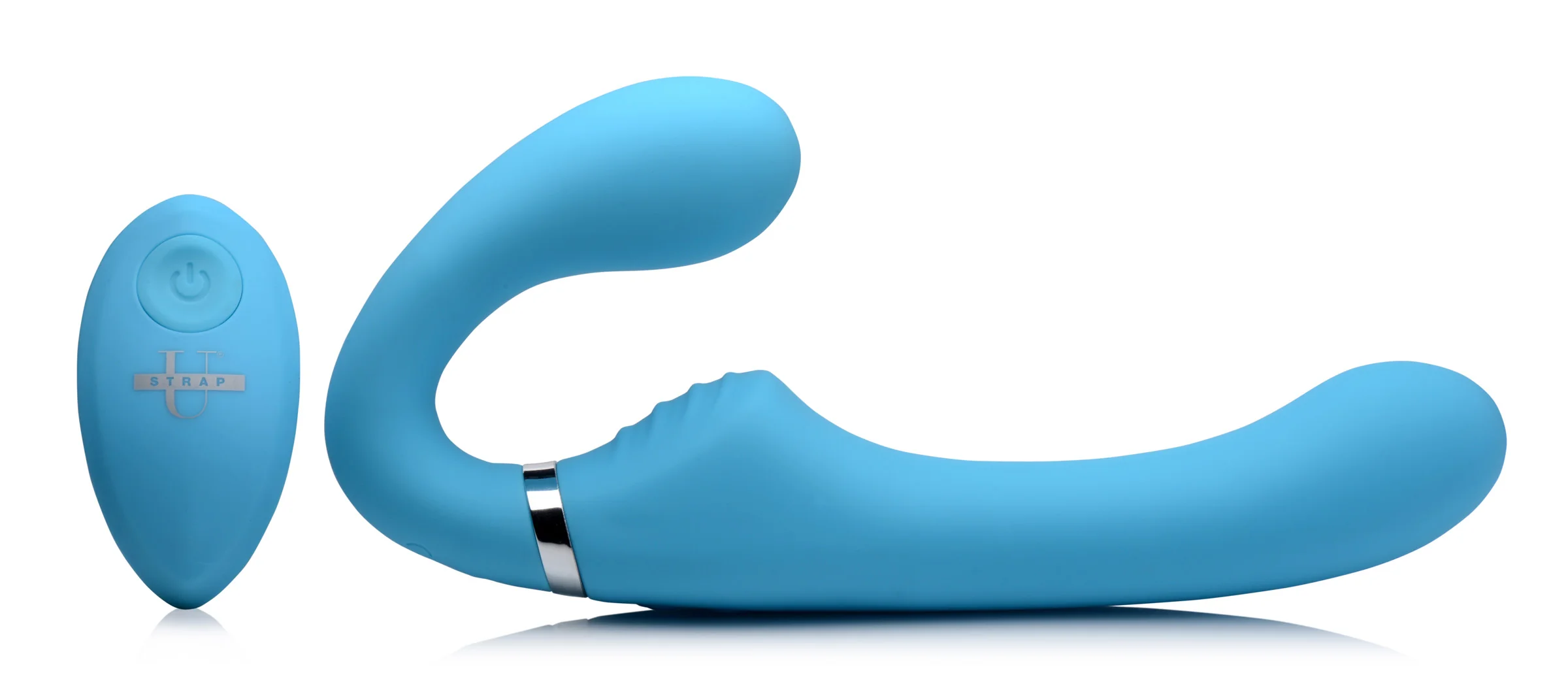 10x Vibrating Silicone Strapless Strap-on - Image 7