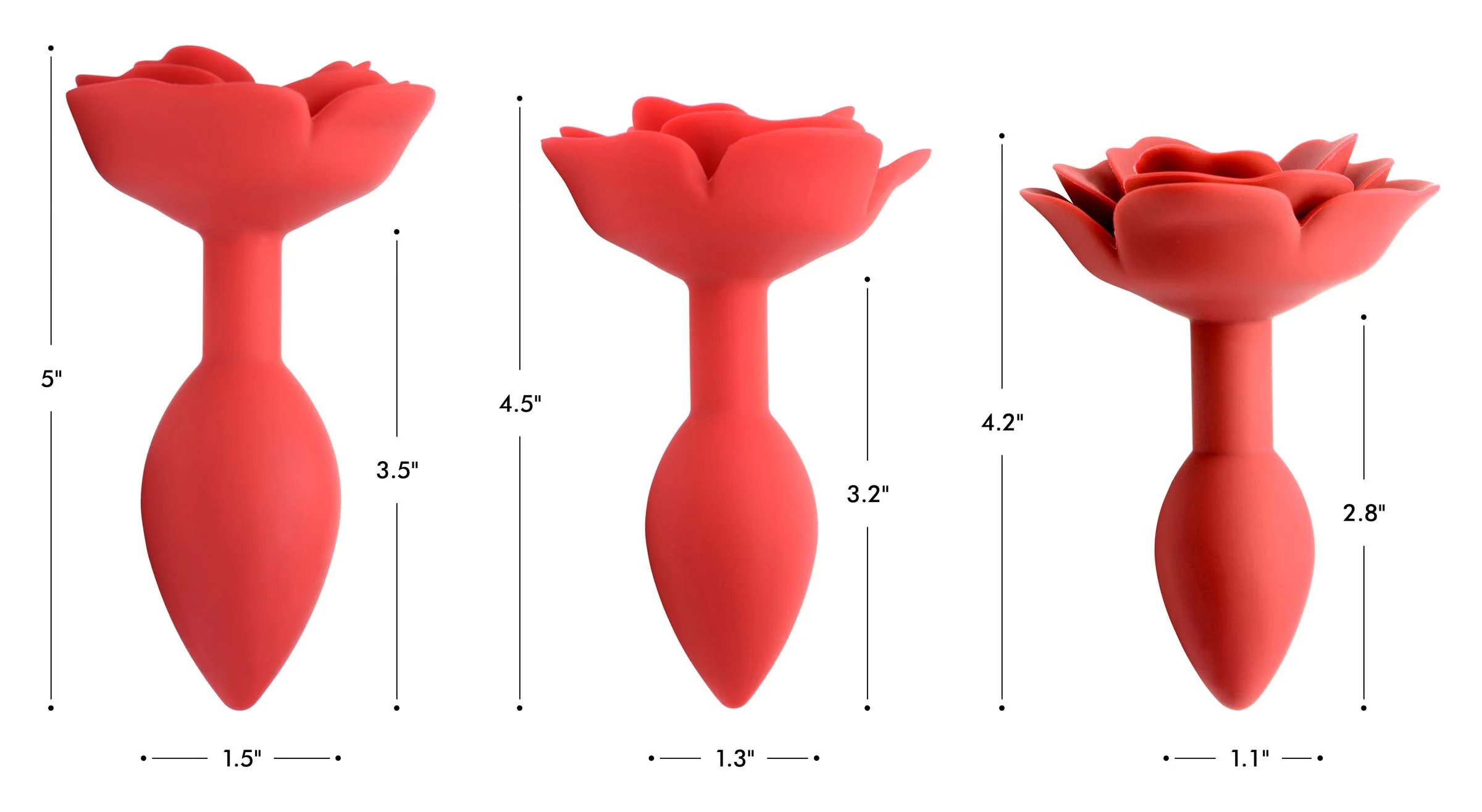 Booty Bloom Silicone Rose Anal Plug - Image 6
