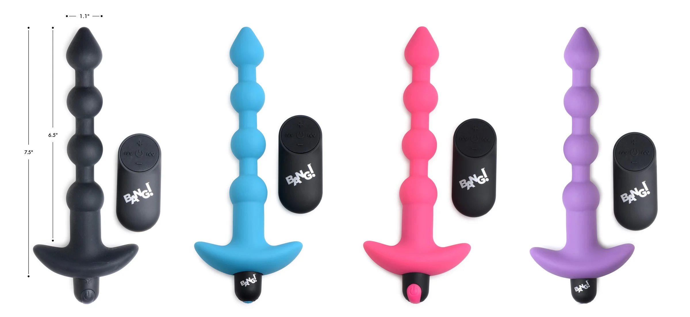 Remote Control Vibrating Silicone Anal Beads - Image 7