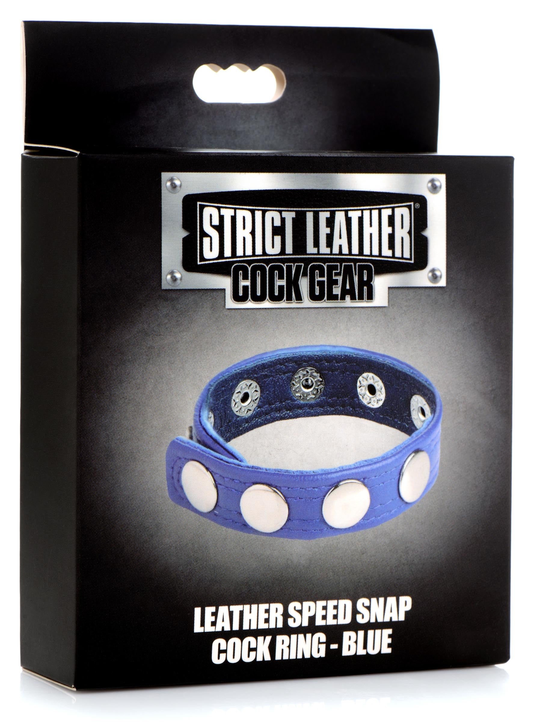 Leather Speed Snap Cock Ring - Image 3