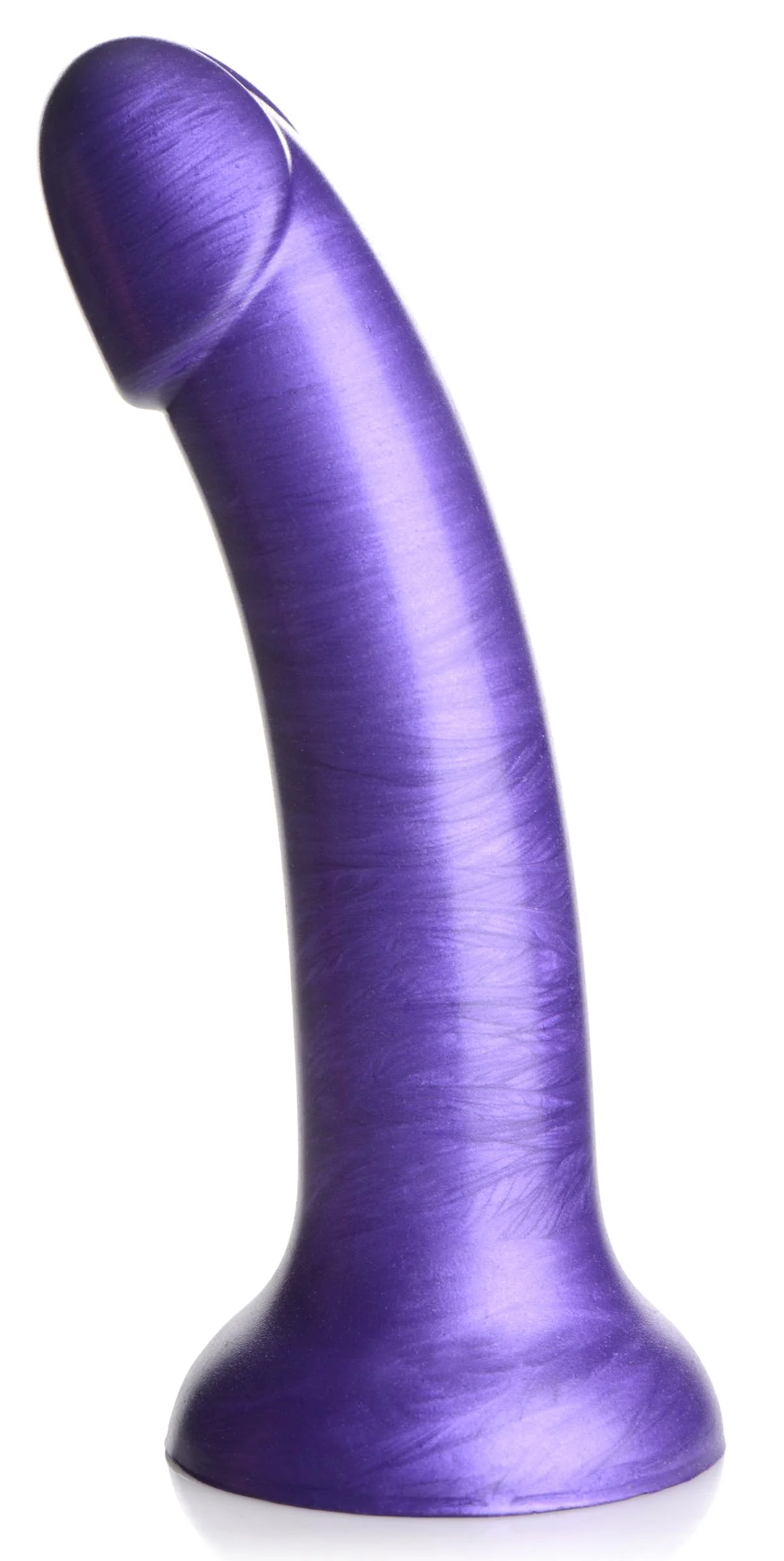 7 Inch Metallic Silicone Dildo - Image 4