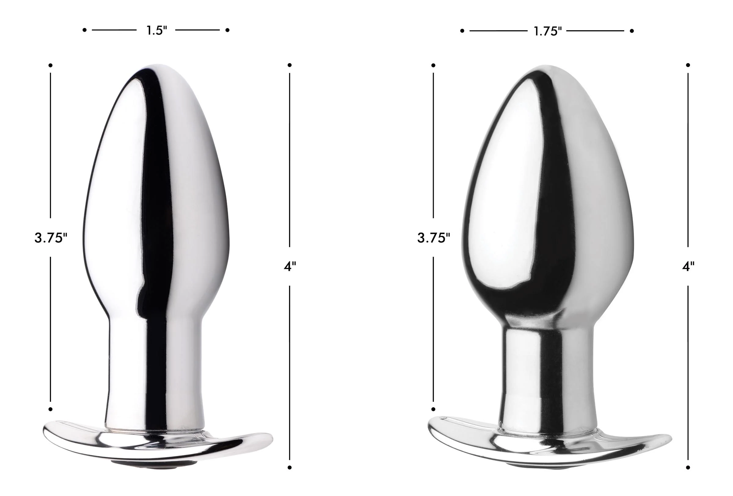 Chrome Blast 7x Rechargeable Butt Plug With Remote Control - Image 3