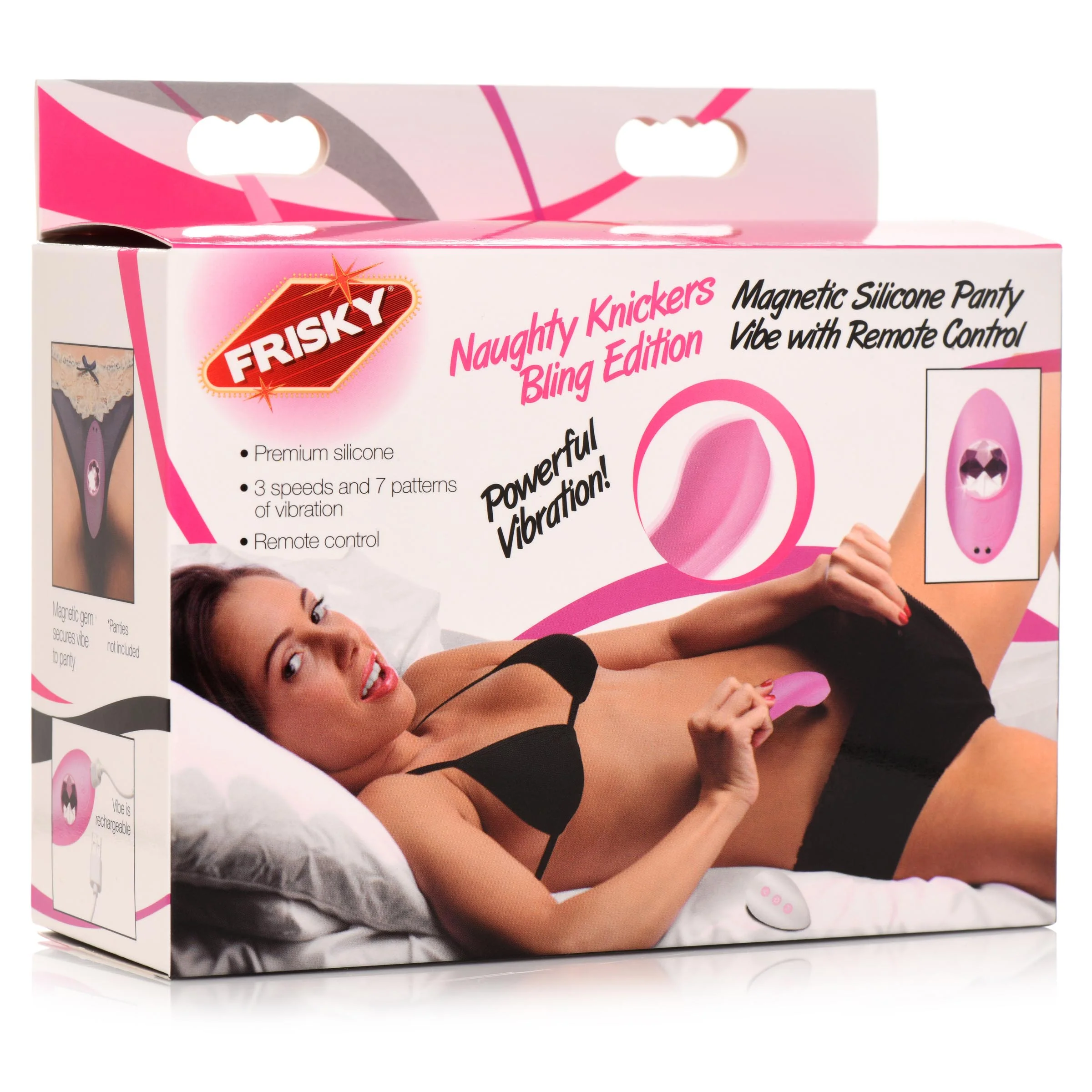Naughty Knickers Bling Edition Silicone Remote Panty Vibe - Image 4